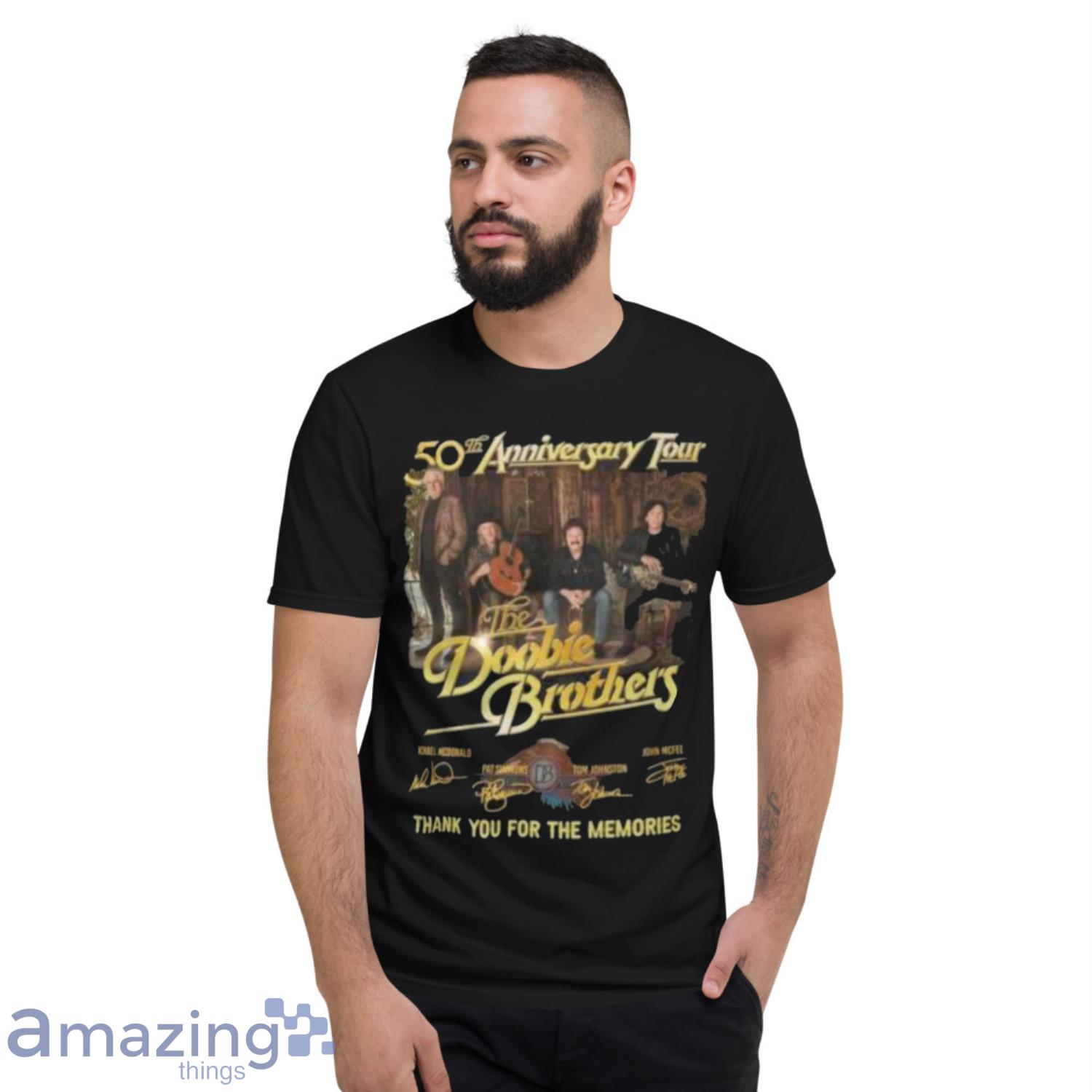 Official 50th Anniversary Tour The Doobie Brothers Thank You For The Memories Shirt image Official 50th Anniversary Tour The Doobie Brothers Thank You For The Memories Shirt Product Photo 4