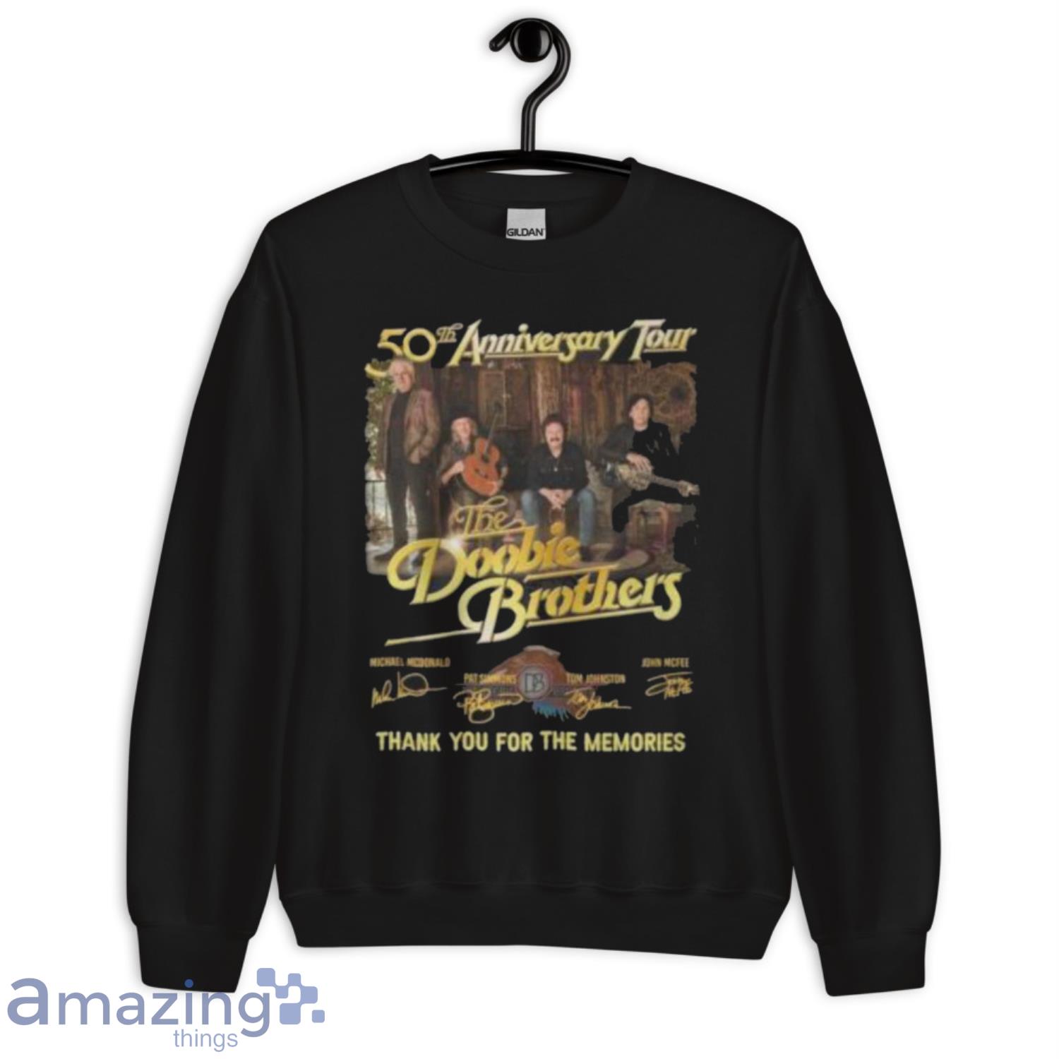 Official 50th Anniversary Tour The Doobie Brothers Thank You For The Memories Shirt image Official 50th Anniversary Tour The Doobie Brothers Thank You For The Memories Shirt Product Photo 6