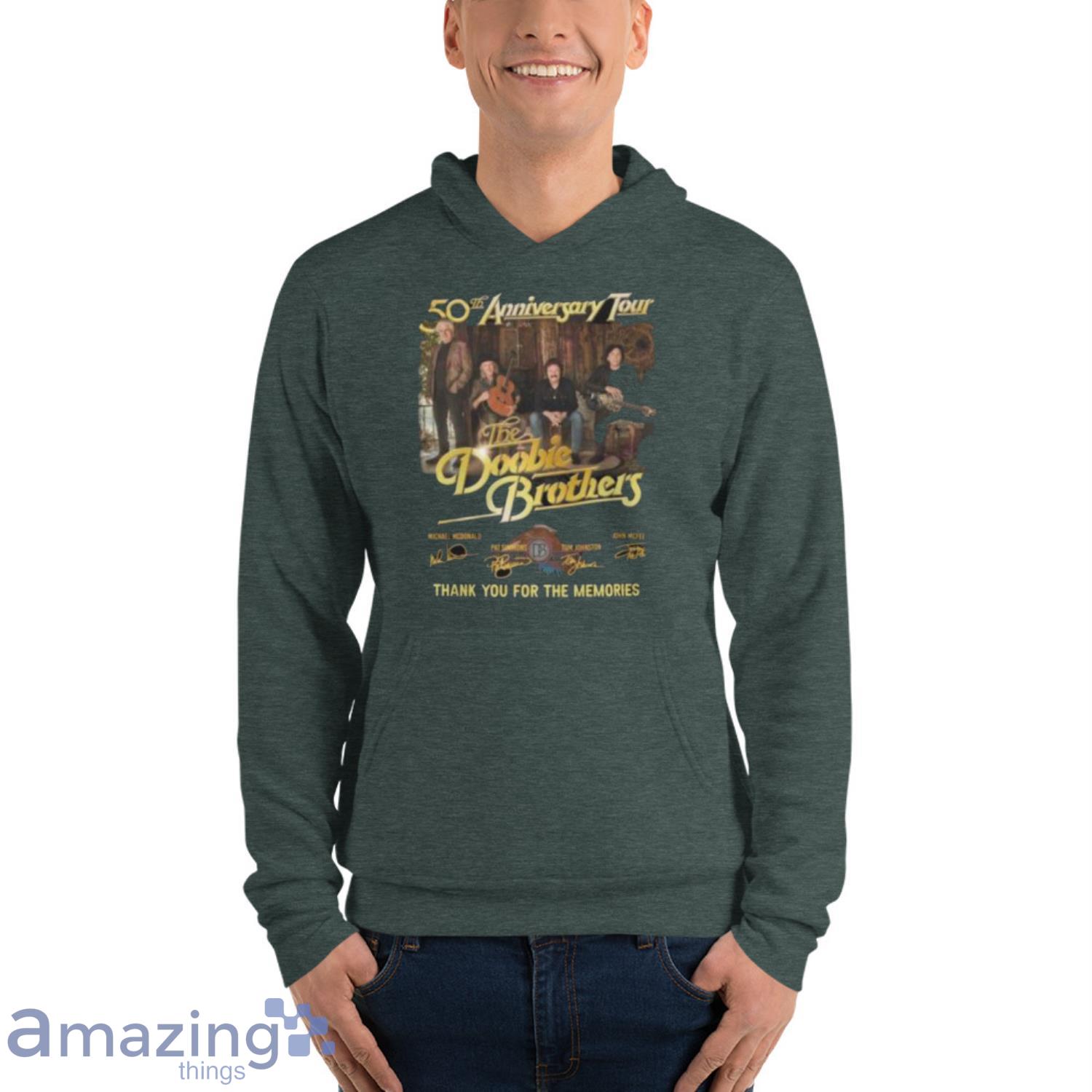 Official 50th Anniversary Tour The Doobie Brothers Thank You For The Memories Shirt image Official 50th Anniversary Tour The Doobie Brothers Thank You For The Memories Shirt Product Photo 7
