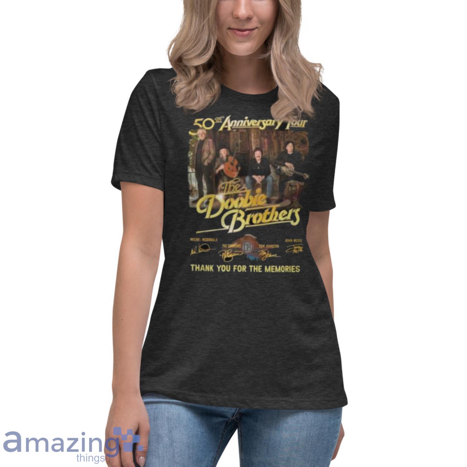 Official 50th Anniversary Tour The Doobie Brothers Thank You For The Memories Shirt image Official 50th Anniversary Tour The Doobie Brothers Thank You For The Memories Shirt Product Photo 10