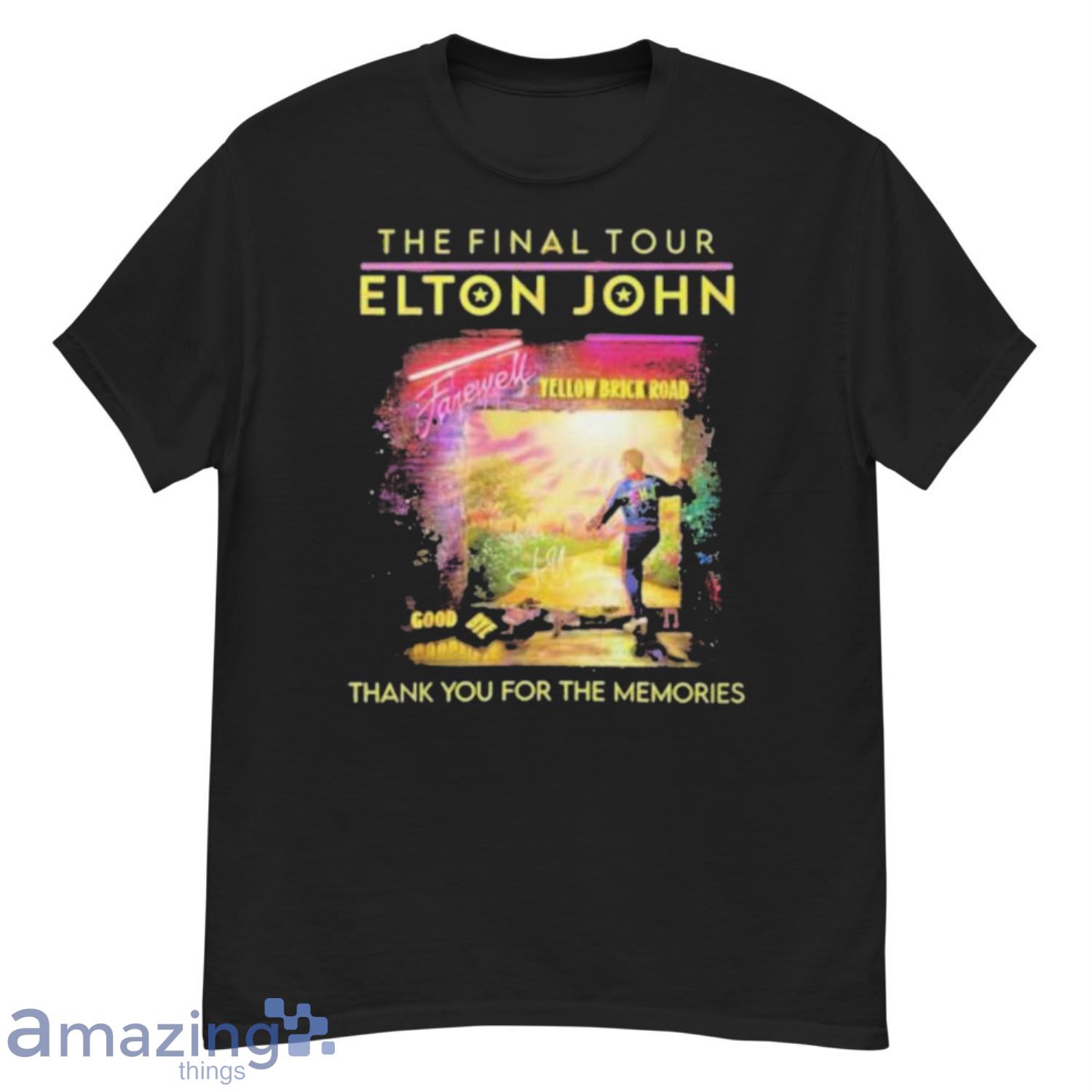  Eltons Johns Shirt Farewell Yellow Brick Road The