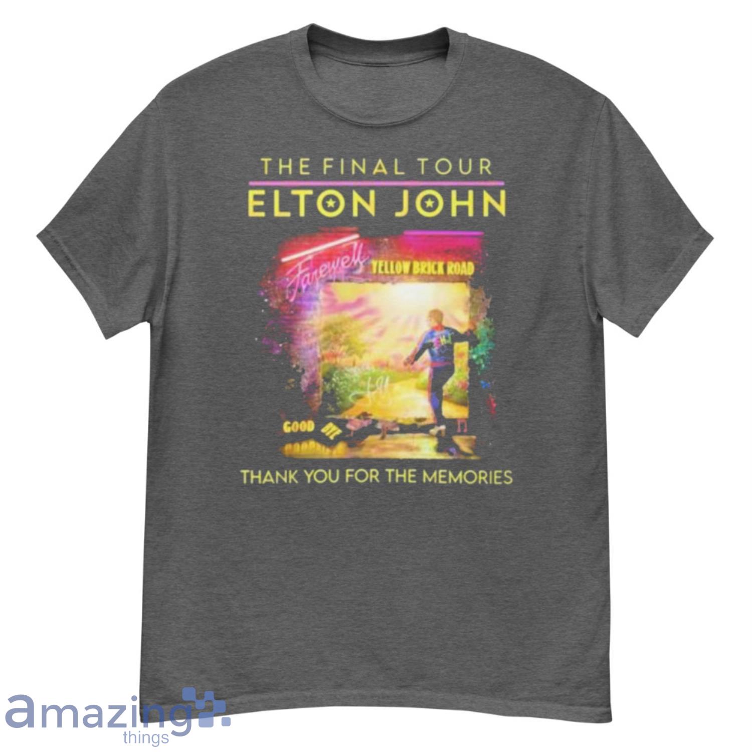 Elton John Farewell Tour Tshirt, Yellow Brick Road - High-Quality