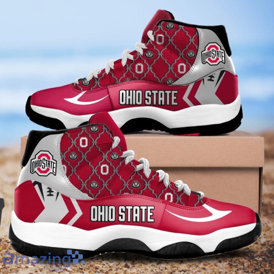 Ohio State Air Jordan 11 Shoes For Men And Women Product Photo 1