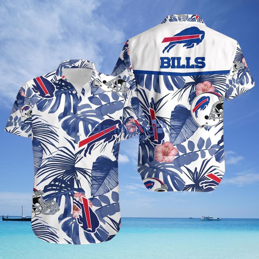 Buffalo Bills Hawaiian Shirt Tropical Floral Hawaiian Shirt