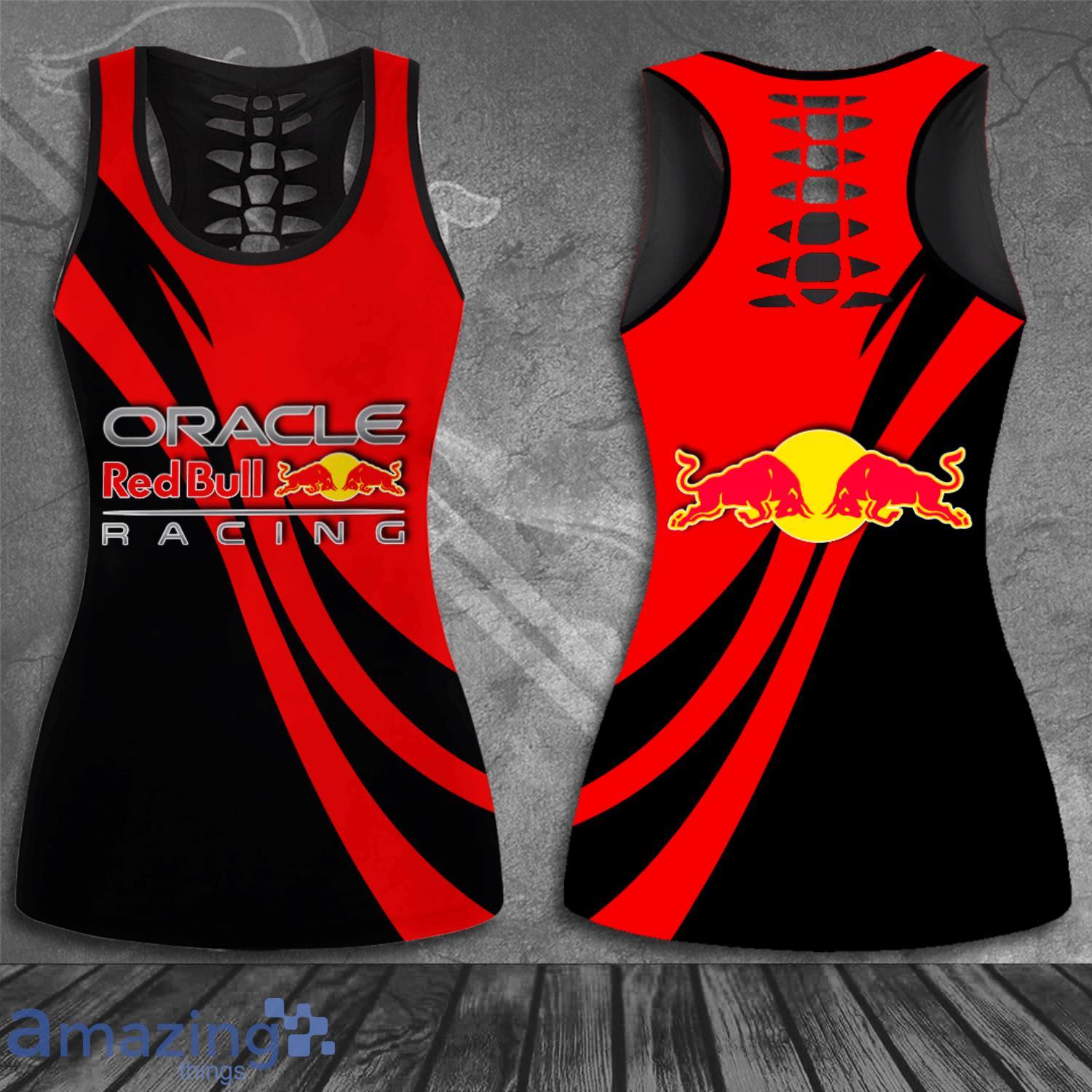 Oracle Red Bull F1 Racing All Over Print 3D Combo Hollow Tank Top And Leggings For Women image Oracle Red Bull F1 Racing All Over Print 3D Combo Hollow Tank Top And Leggings For Women Product Photo 3