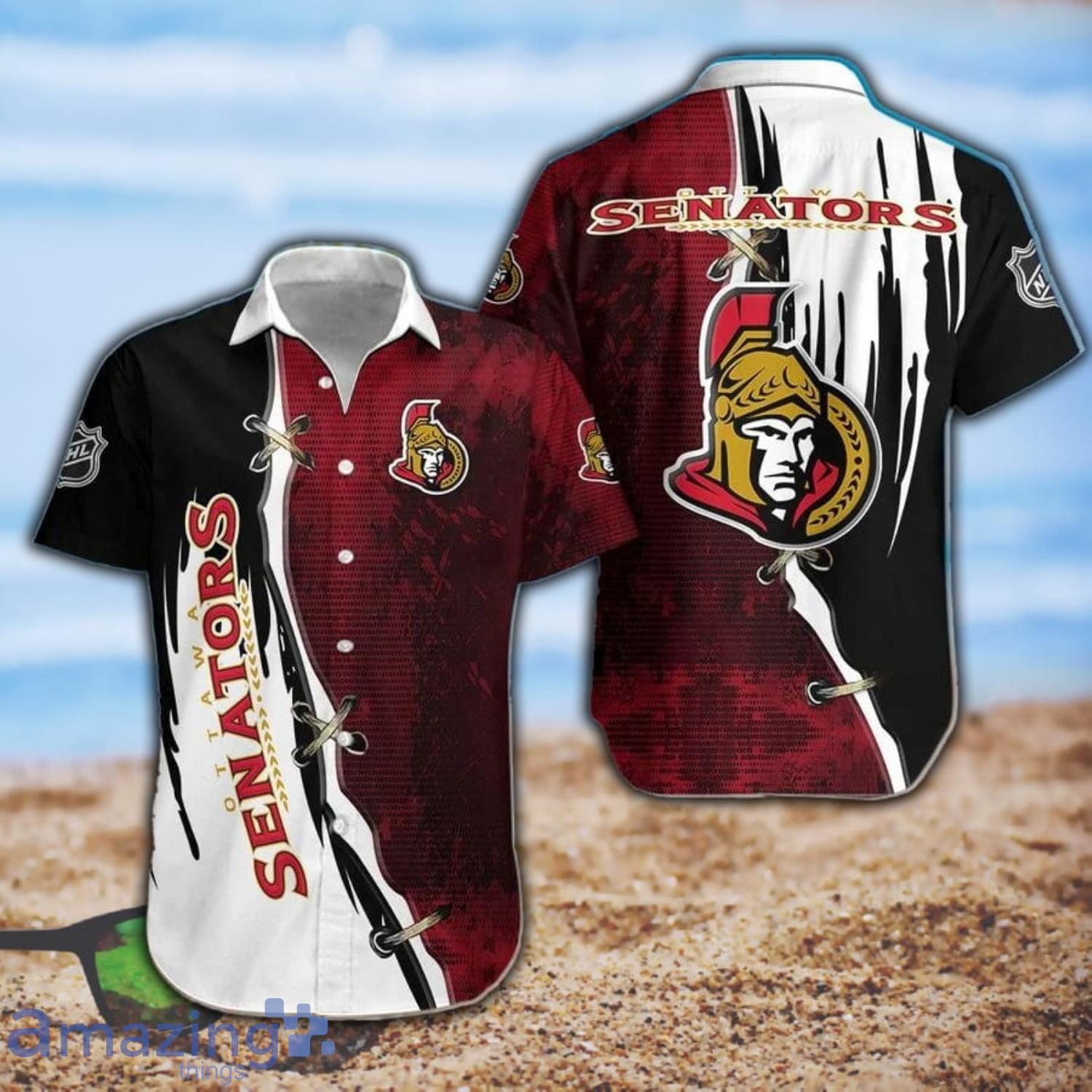 Ottawa Senators Hawaiian Shhirt Gift For Fans Product Photo 1