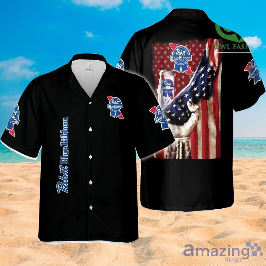 Pabst Blue Ribbon US Flag Baseball Jersey - The Clothes You'll