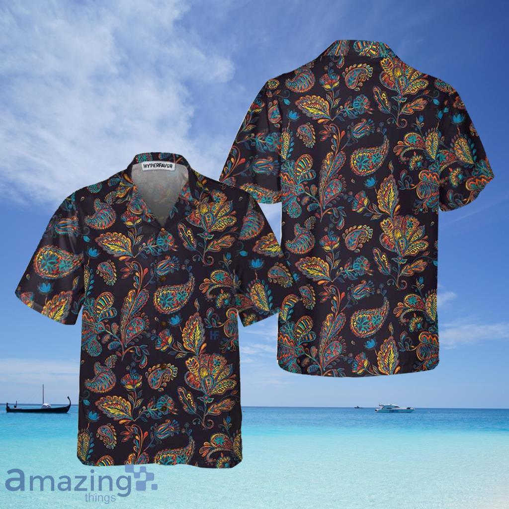Paisley Watercolor Floral Pattern Hawaiian Shirt - Paisley Watercolor Floral Pattern Hawaiian Shirt Paisley Watercolor Floral Pattern Hawaiian Shirt - Paisley Watercolor Floral Pattern Hawaiian Shirt