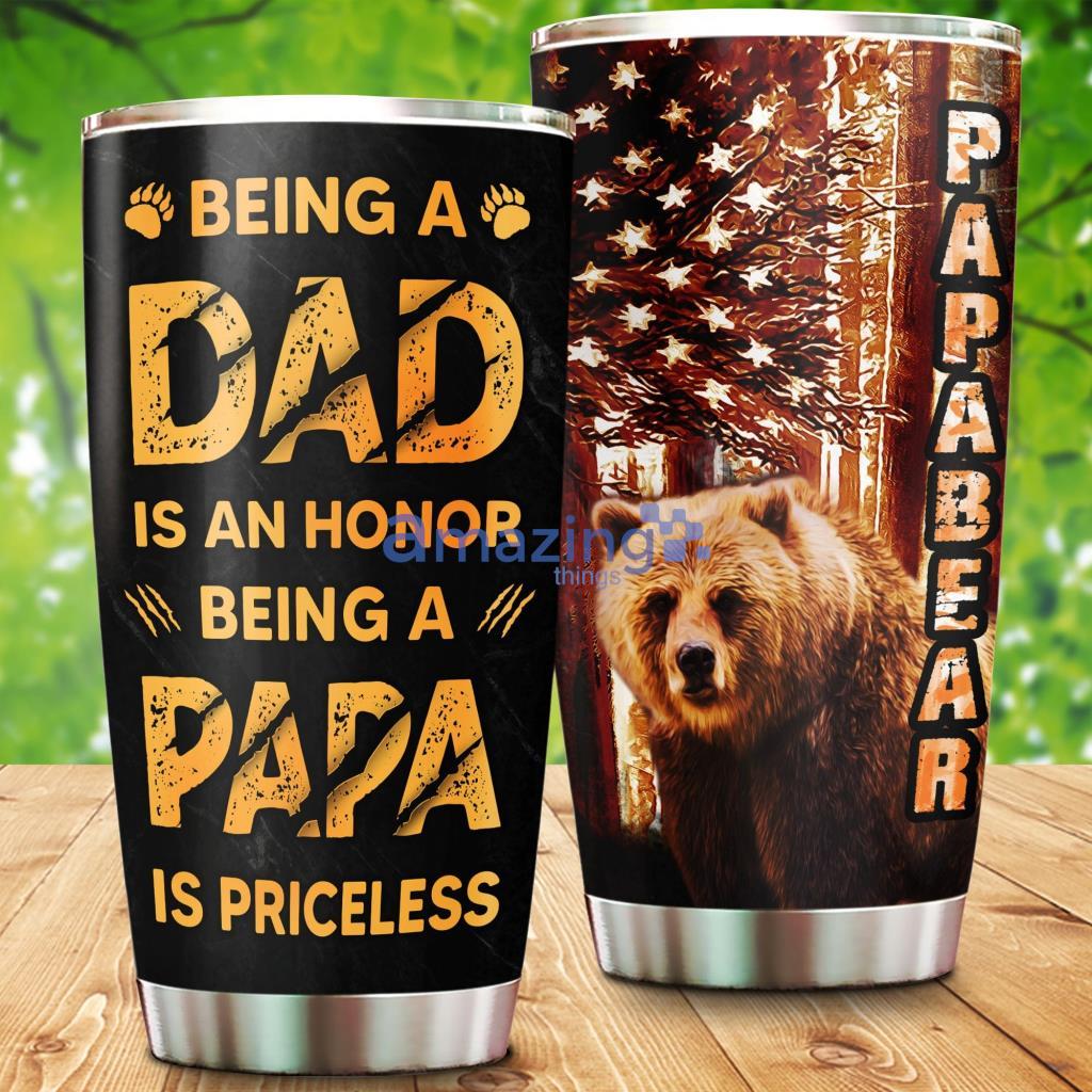 Papa Bear 20 oz Tumbler Gift Set