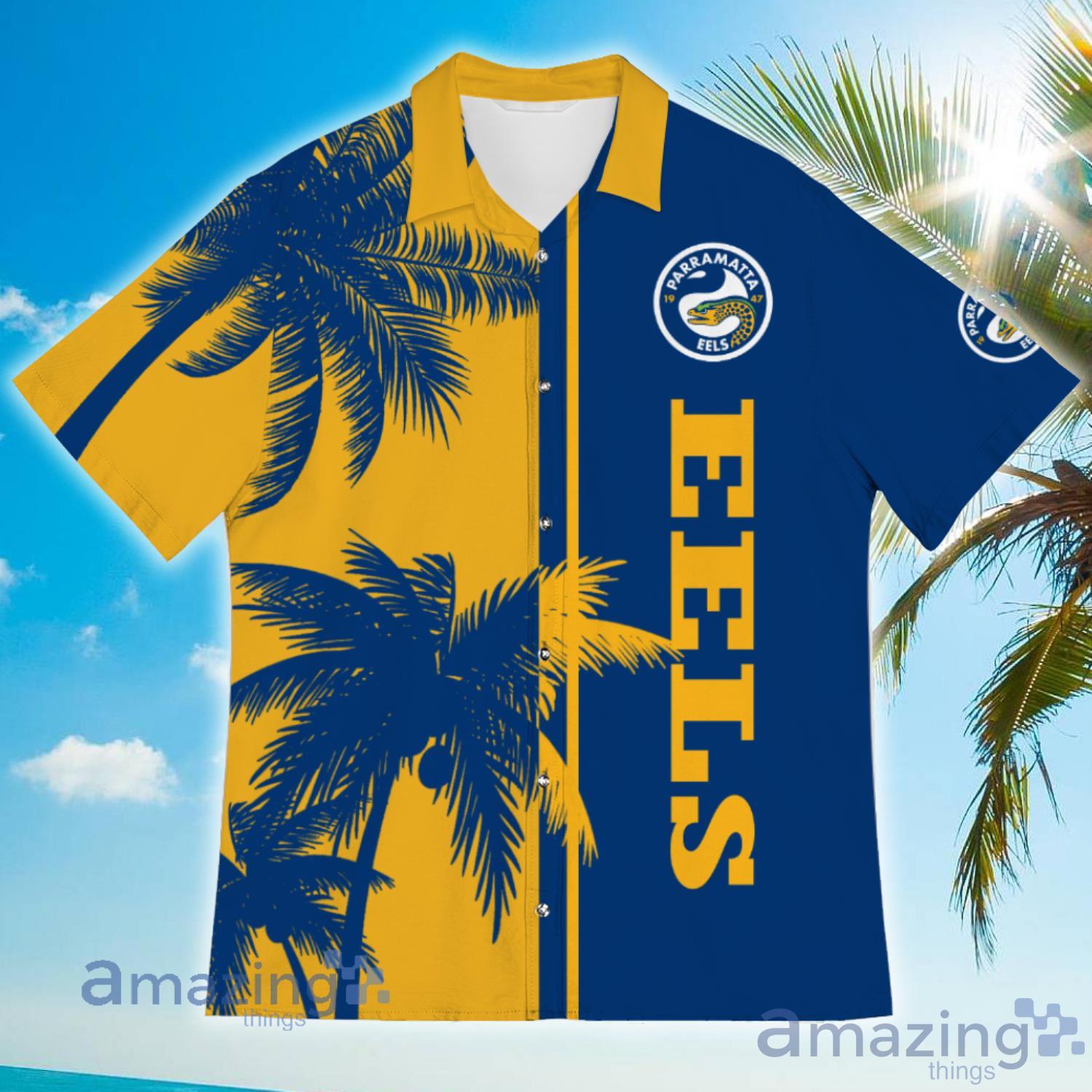 Parramatta Eels CoConut Vintage Hawaiian Shirt For Men And Women image Parramatta Eels CoConut Vintage Hawaiian Shirt For Men And Women Product Photo 2