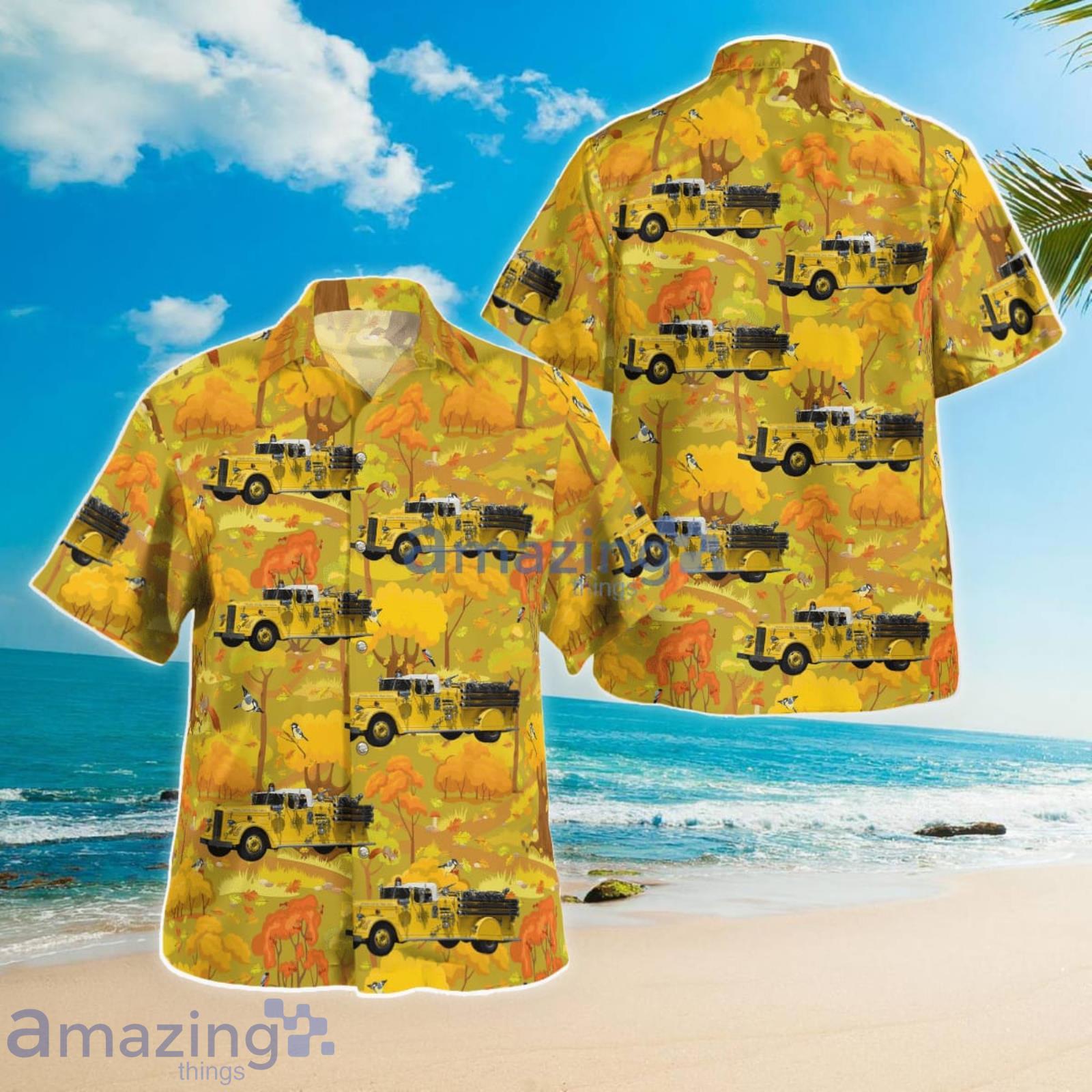 Pearl River Fire District Excelsior Engine Company Autumn Summer Gift Hawaiian Shirt Product Photo 1