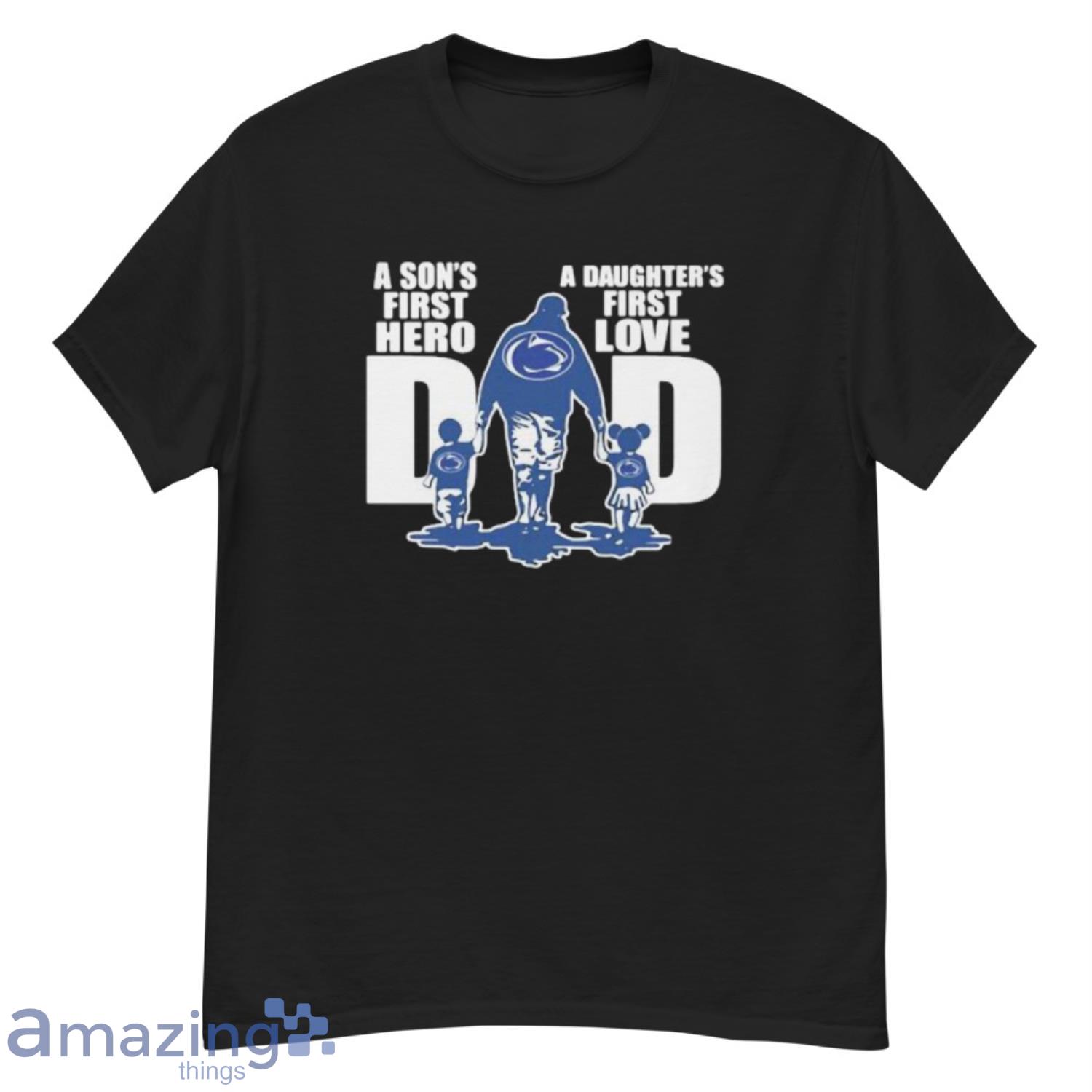 Penn state nittany lion wrestling a son’s first hero a daughter’s first love dad happy father’s day shirt - G500 Men’s Classic T-Shirt Penn state nittany lion wrestling a son’s first hero a daughter’s first love dad happy father’s day shirt - G500 Men’s Classic T-Shirt