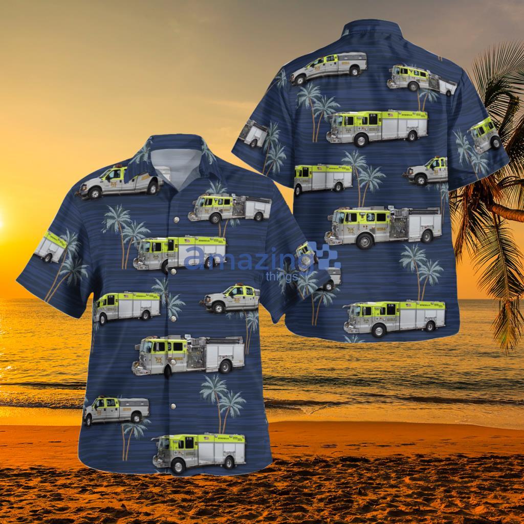Pennsylvania Shillington Fire Company Hawaiian Shirt - DLMP2209BC15 Pennsylvania Shillington Fire Company Hawaiian Shirt