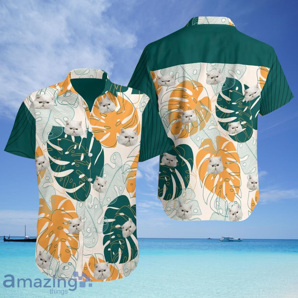 Persian Cat Tropical Hawaiian Shirt For Men And Women - Persian Cat Tropical Hawaiian Shirt For Men And Women