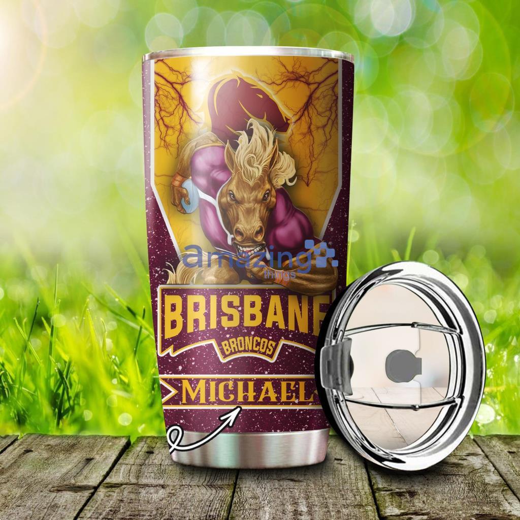 Personalized Brisbane Broncos  Tumbler - 3