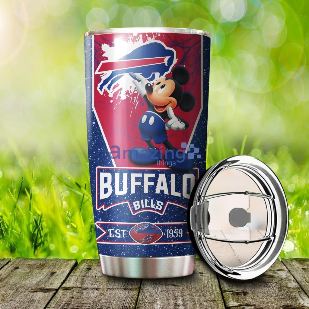 Personalized Buffalo Bills Mickey Mouse  Tumbler - 3