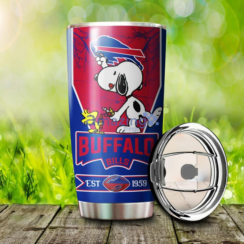 Personalized Buffalo Bills Snoopy  Tumbler - 3