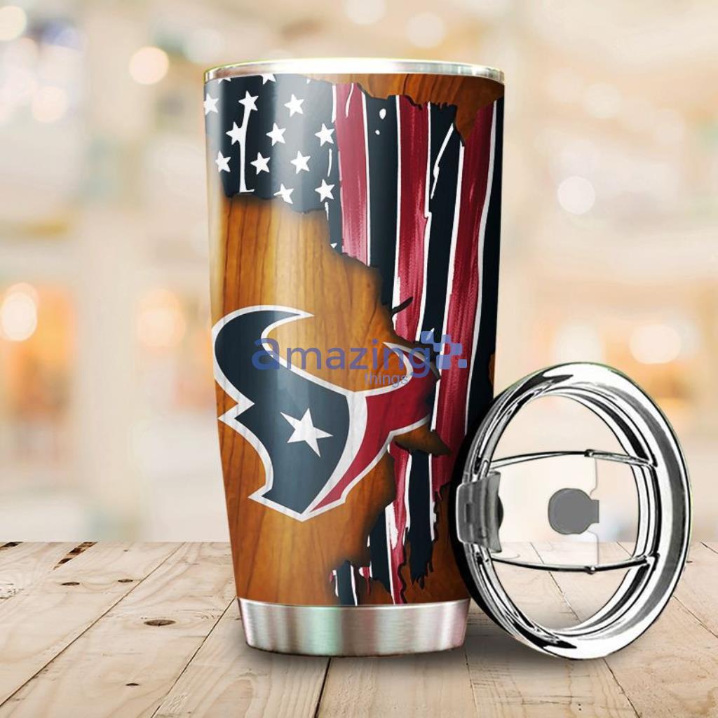 Personalized Houston Texans Wood  Tumbler - 3