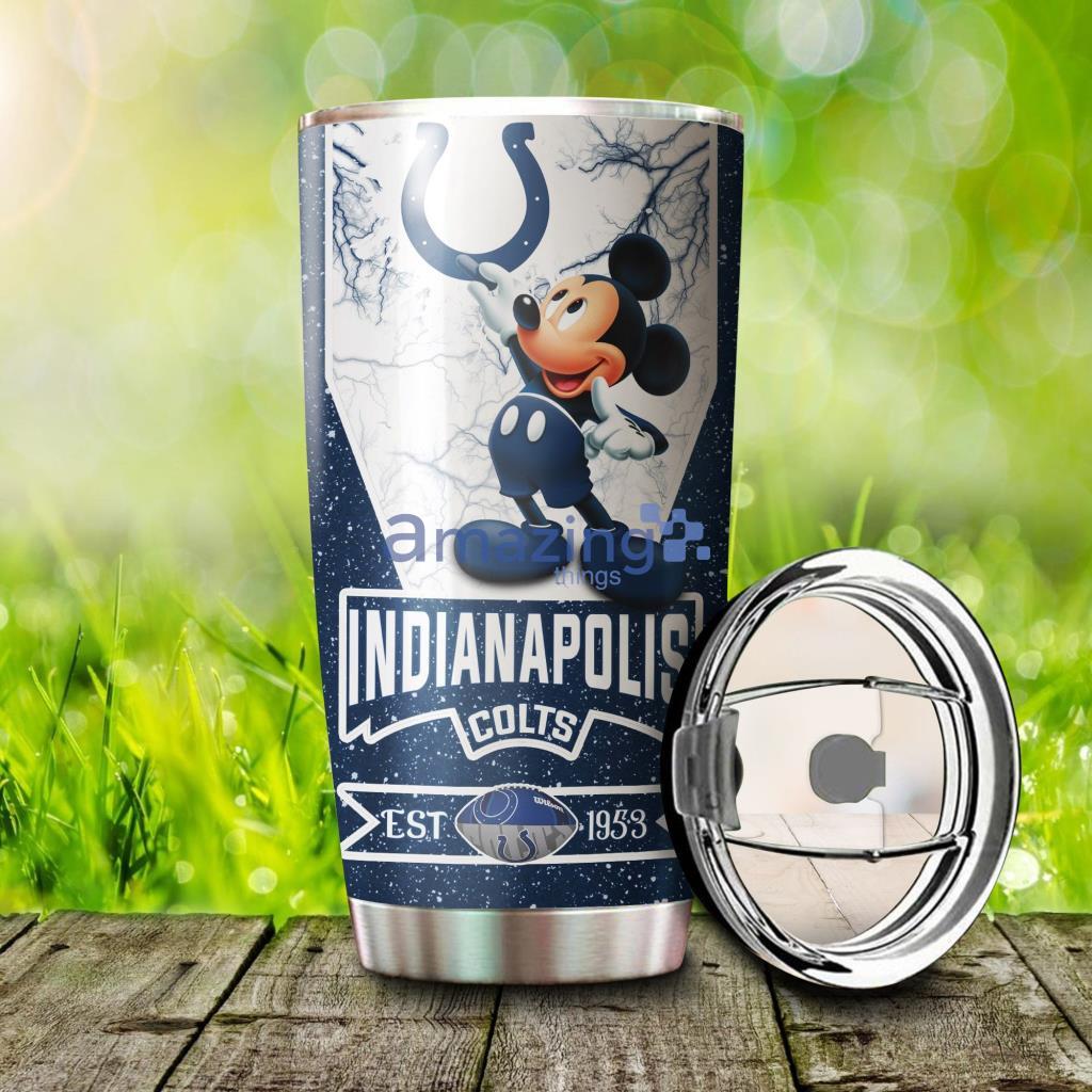 Personalized Indianapolis Colts Mickey Mouse  Tumbler - 3