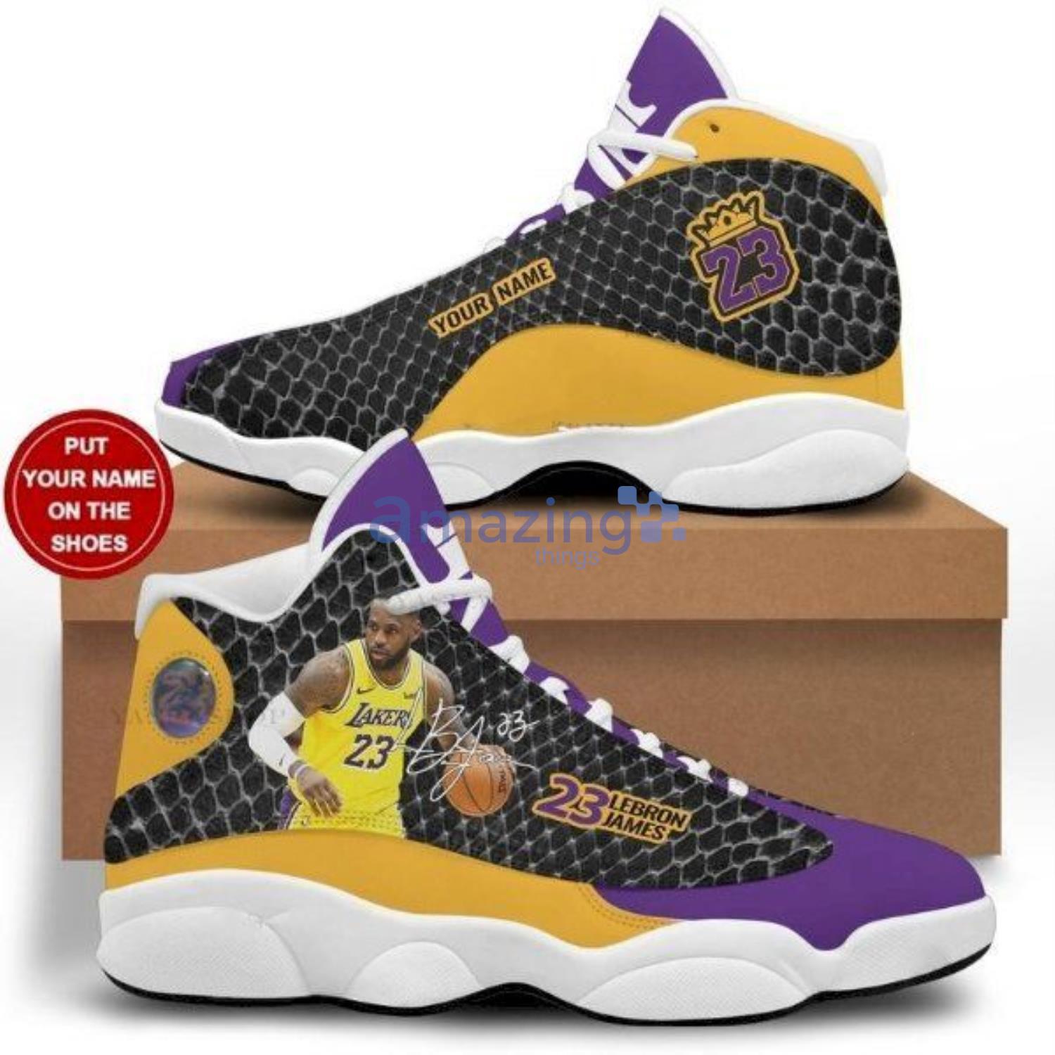 Personalized Lebron James 23-Personalized Your Name Air Jordan 13 Shoes