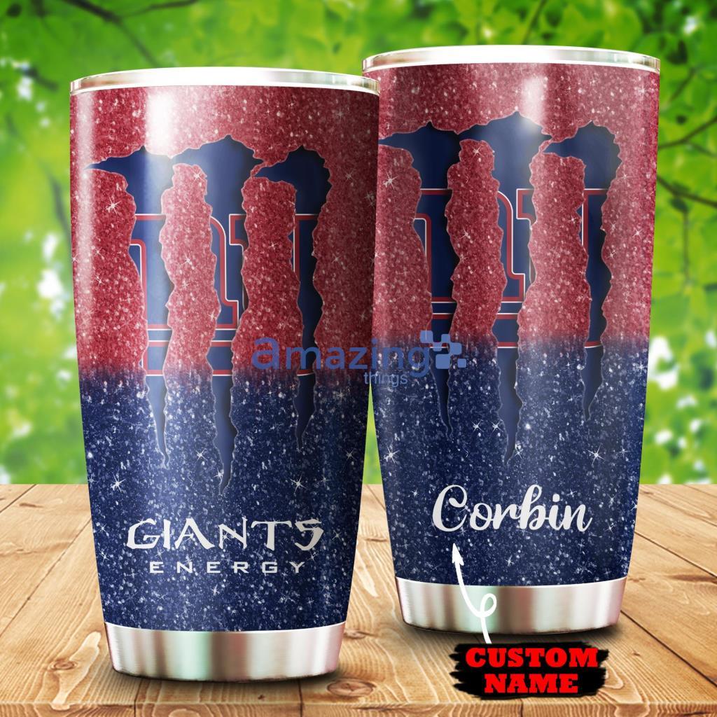 Personalized Monter Custom Name Tumbler New York Giants NFL - 1