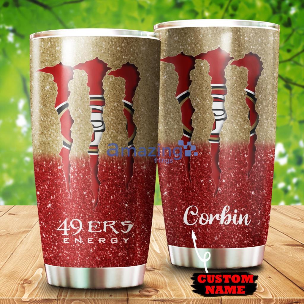 Personalized Monter Custom Name Tumbler San Francisco49 Ers NFL - 1