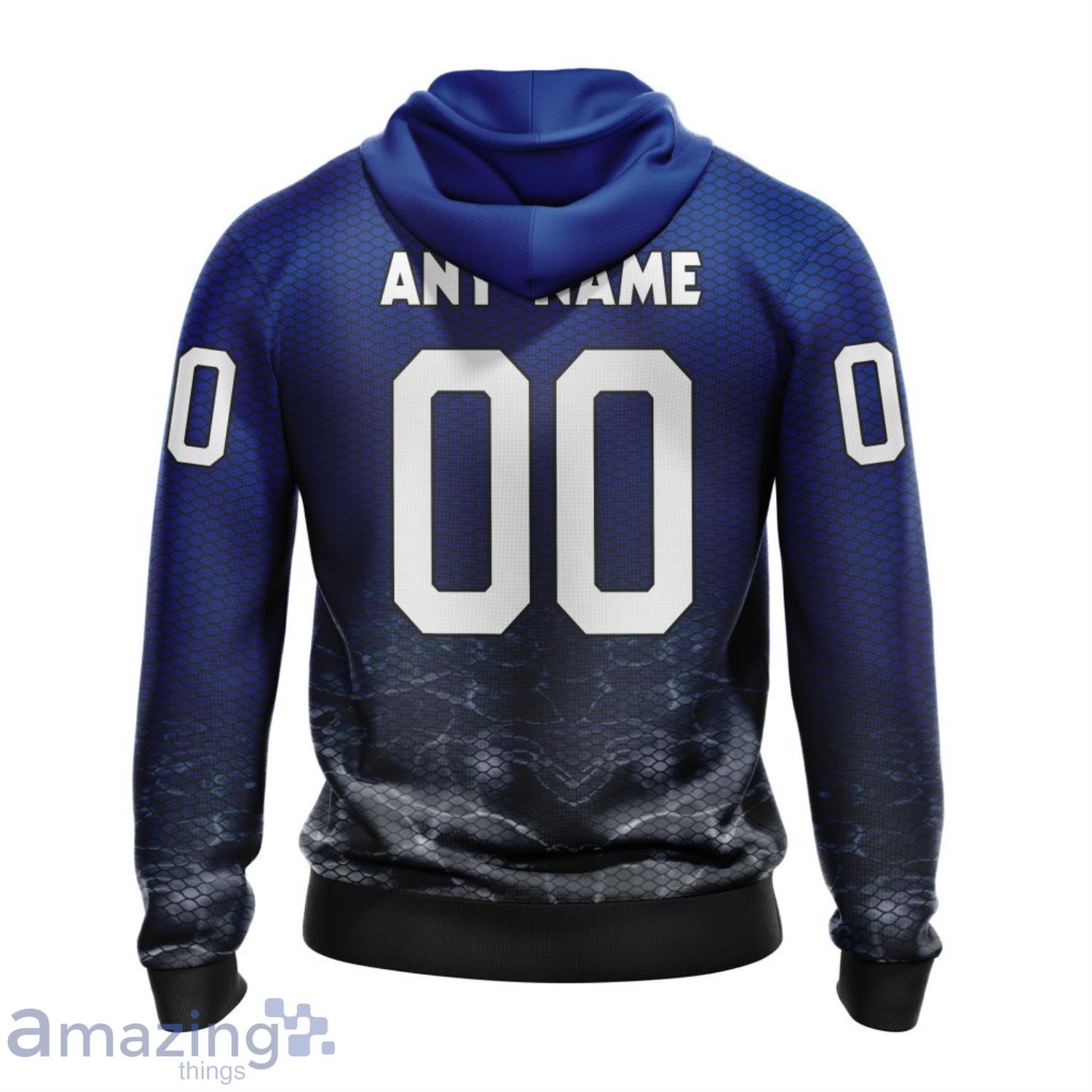 Personalized Name And Number NHL Toronto Maple Leafs Specialized Fishing Hoodie Zip Hoodie Product Photo 1