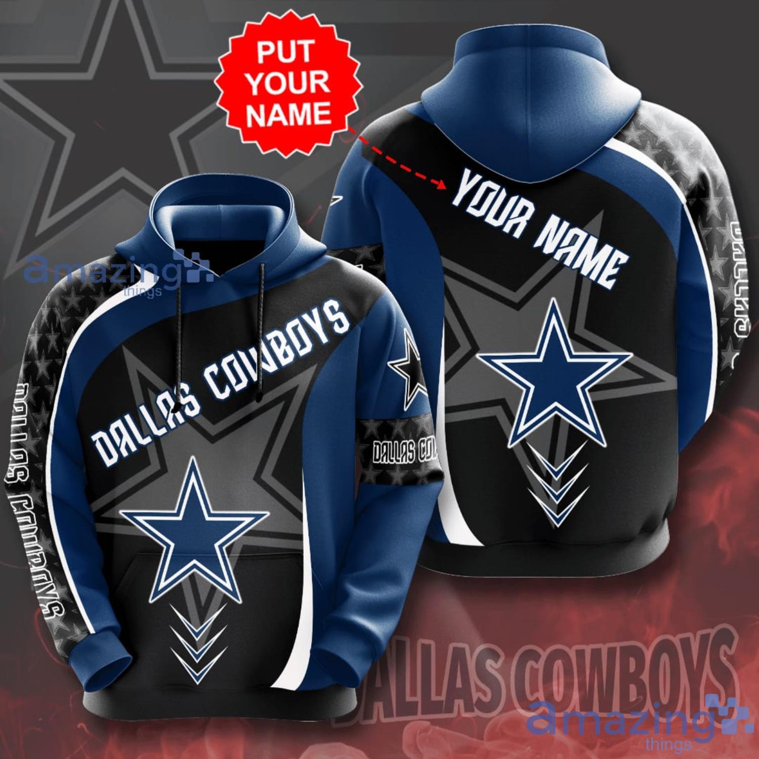 Personalized Name Dallas Cowboys 3D Hoodie American Sport