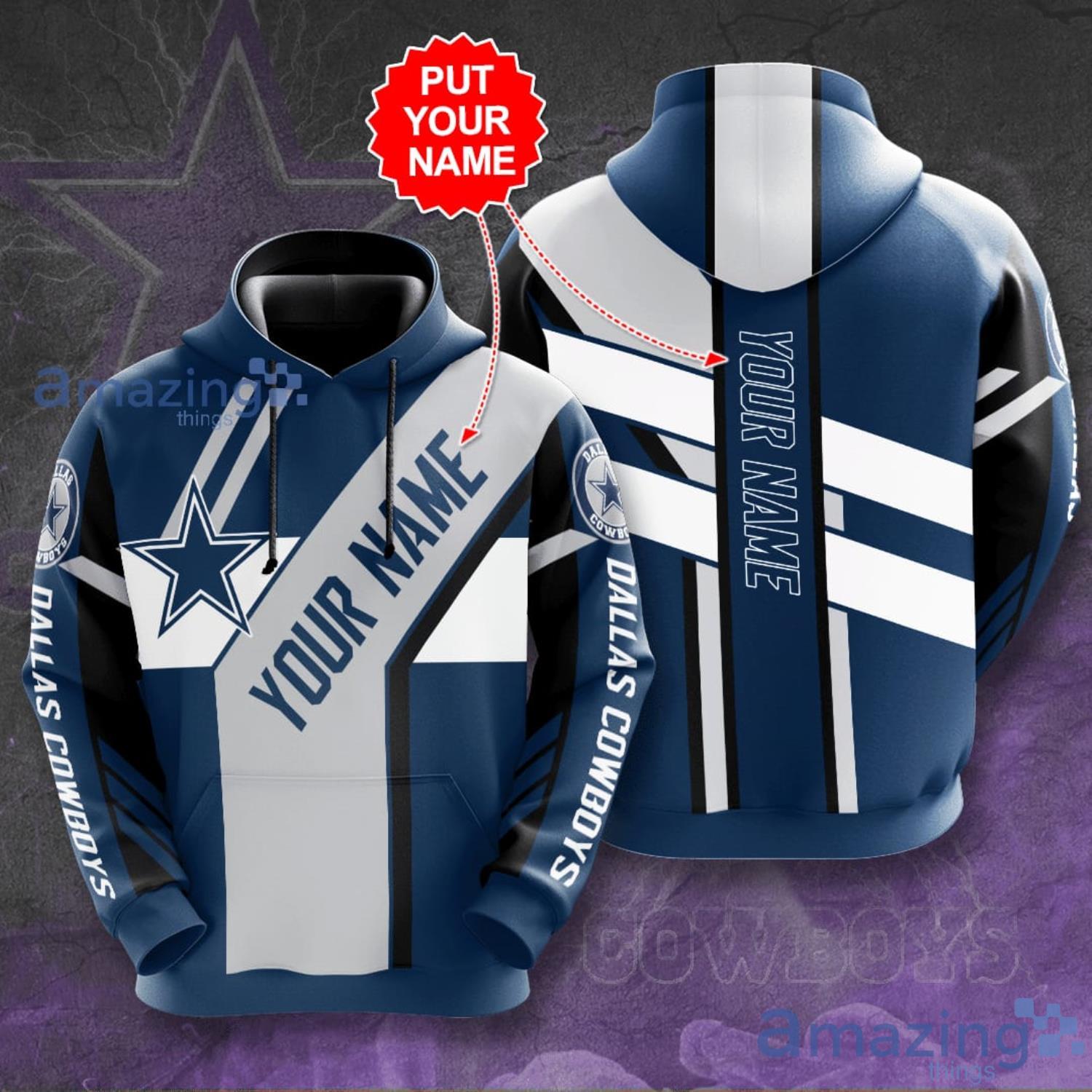 Personalized Dallas Cowboys 3D Hoodie For Fans