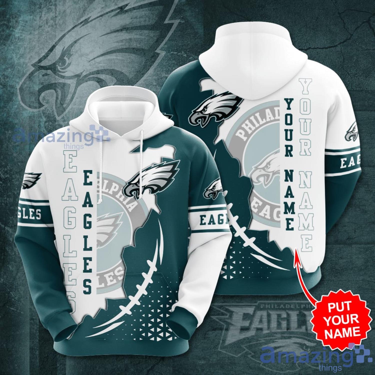 Custom Made Philadelphia Eagles Hoodie