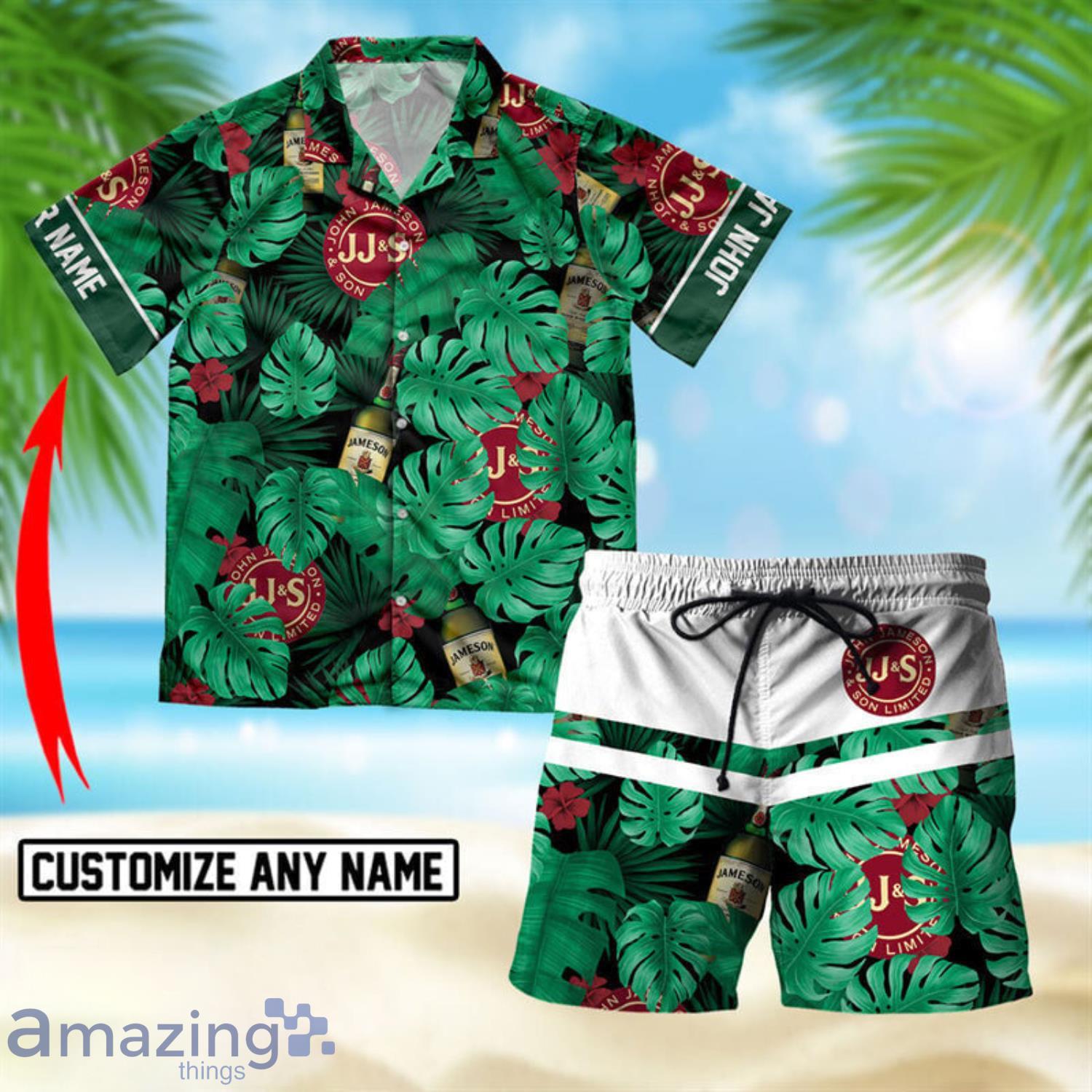 Personalized Tropical Jameson Short Sleeve Hawaiian Shirt And Short Product Photo 1