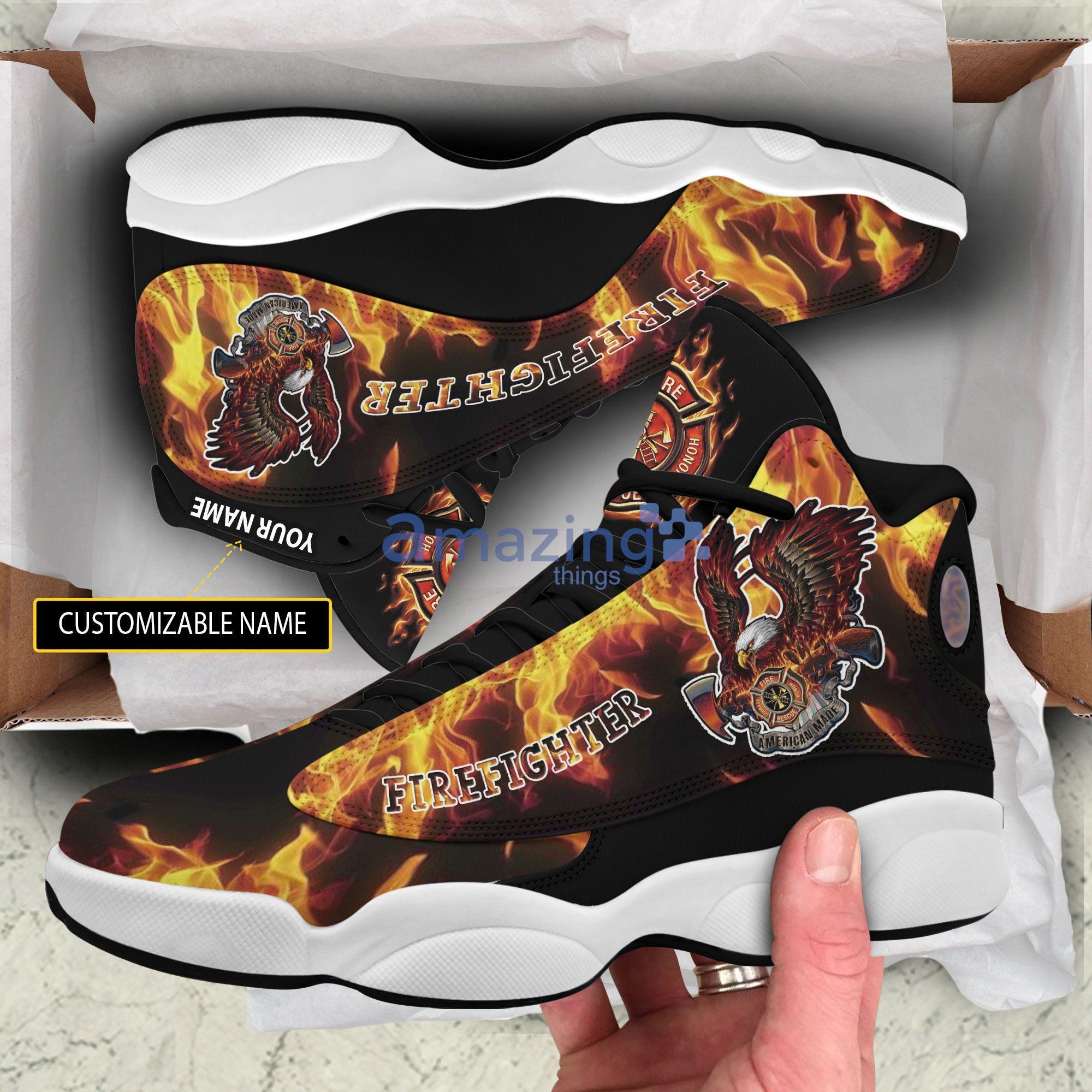 Welder Fire Air Jordan 13 Custom Name Sneakers Best Gift For Men And Women  - Freedomdesign