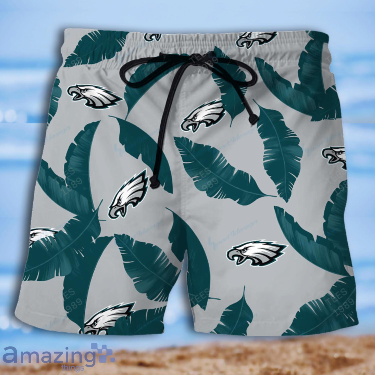 Philadelphia Eagles Hawaiian Shirt Banana Leaf Beach Vacaition