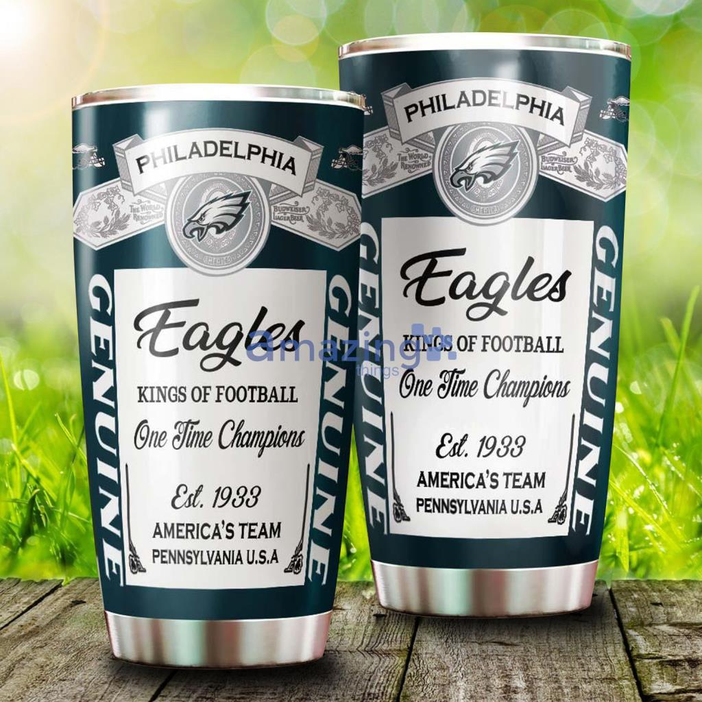 Philadelphia Eagles Budweiser NFL Kings Of Football Tumbler - Philadelphia Eagles Budweiser NFL Kings Of Football Tumbler