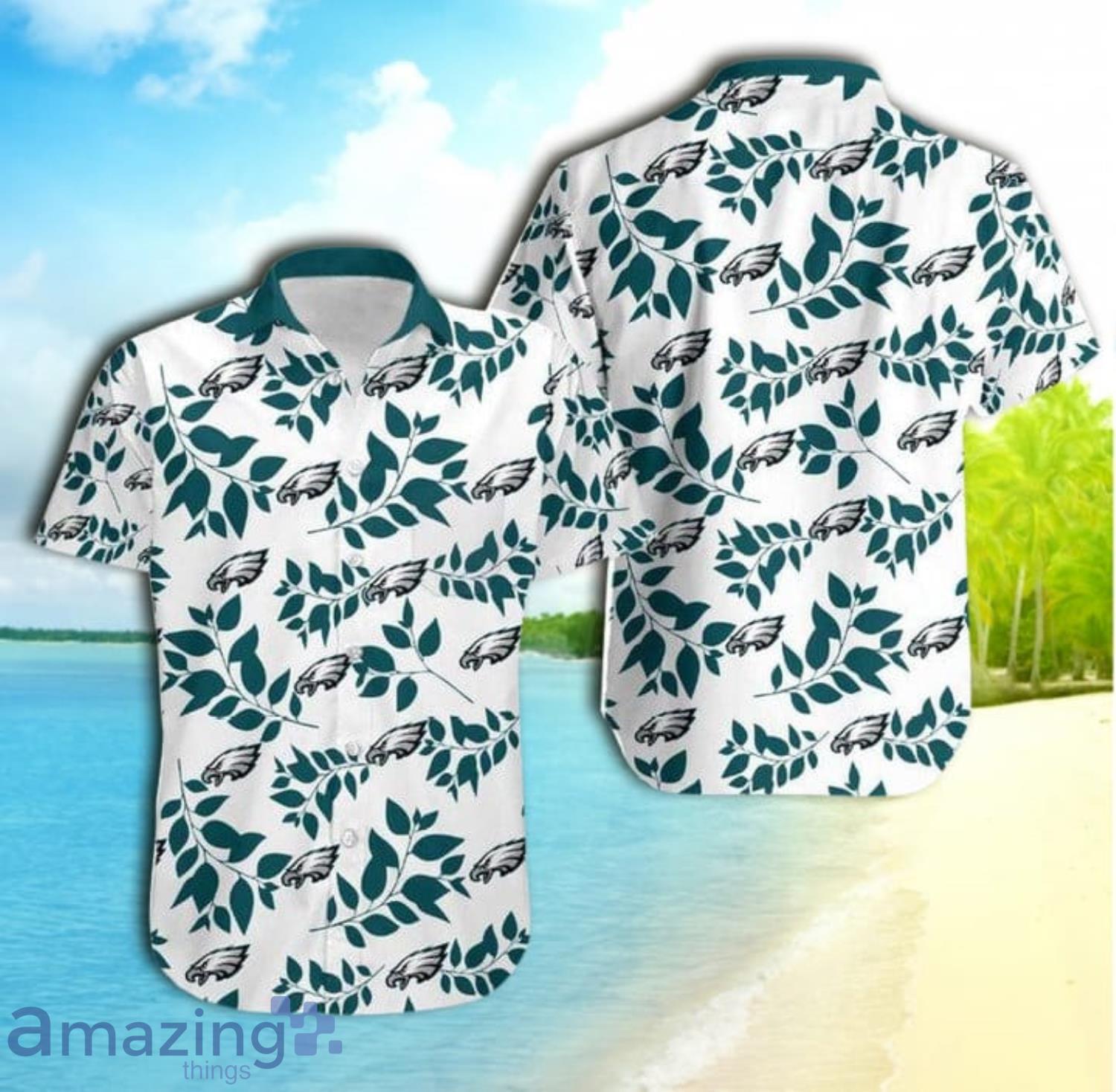 Philadelphia Eagles Nfl Gift For Fan Short Sleeve Hawaiian Shirt Product Photo 1