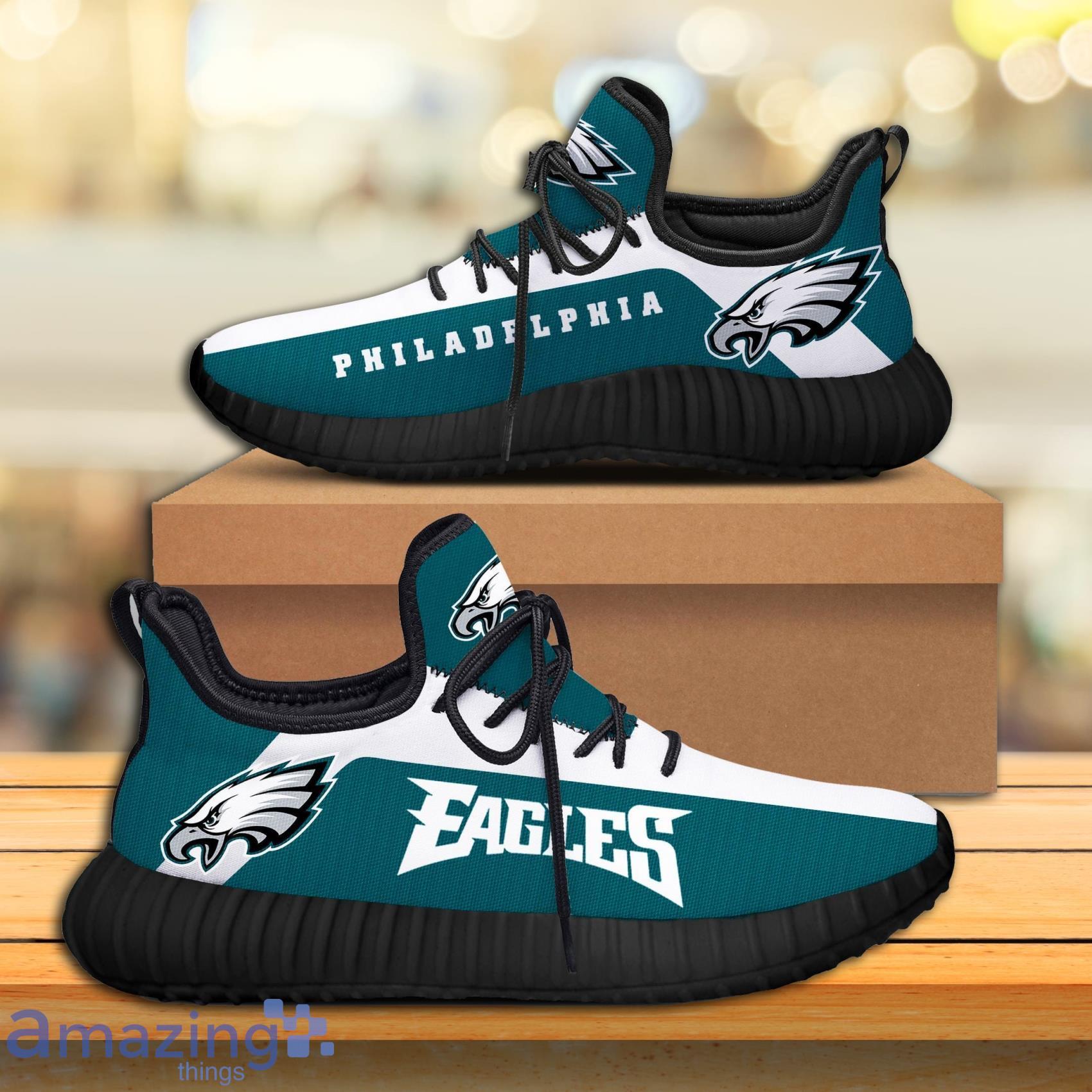 Philadelphia Eagles NFL Teams Football Black Reze Sneakers Gift For  Fans Product Photo 1