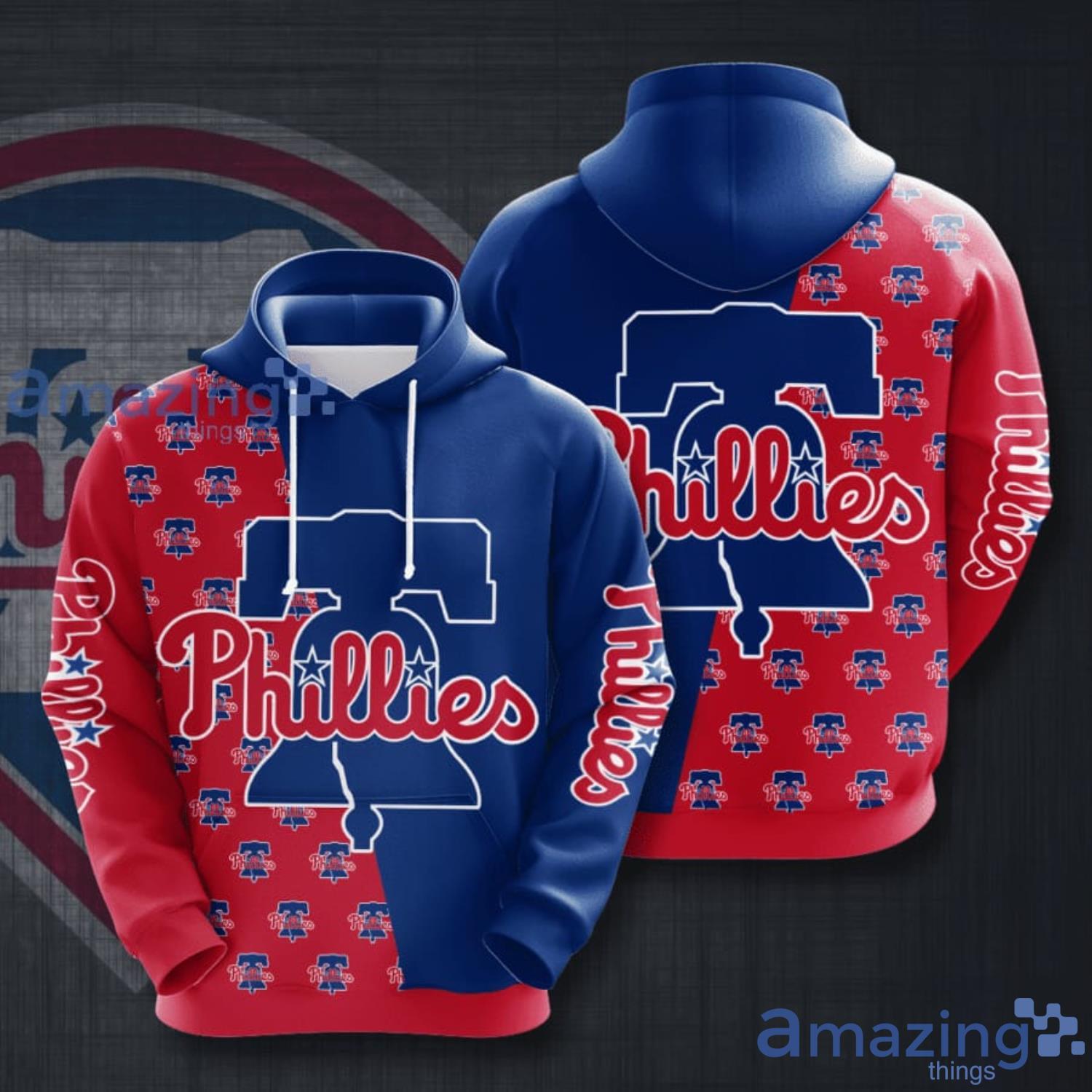 3D All Printed Over Philadelphia Phillies 3D Hoodie