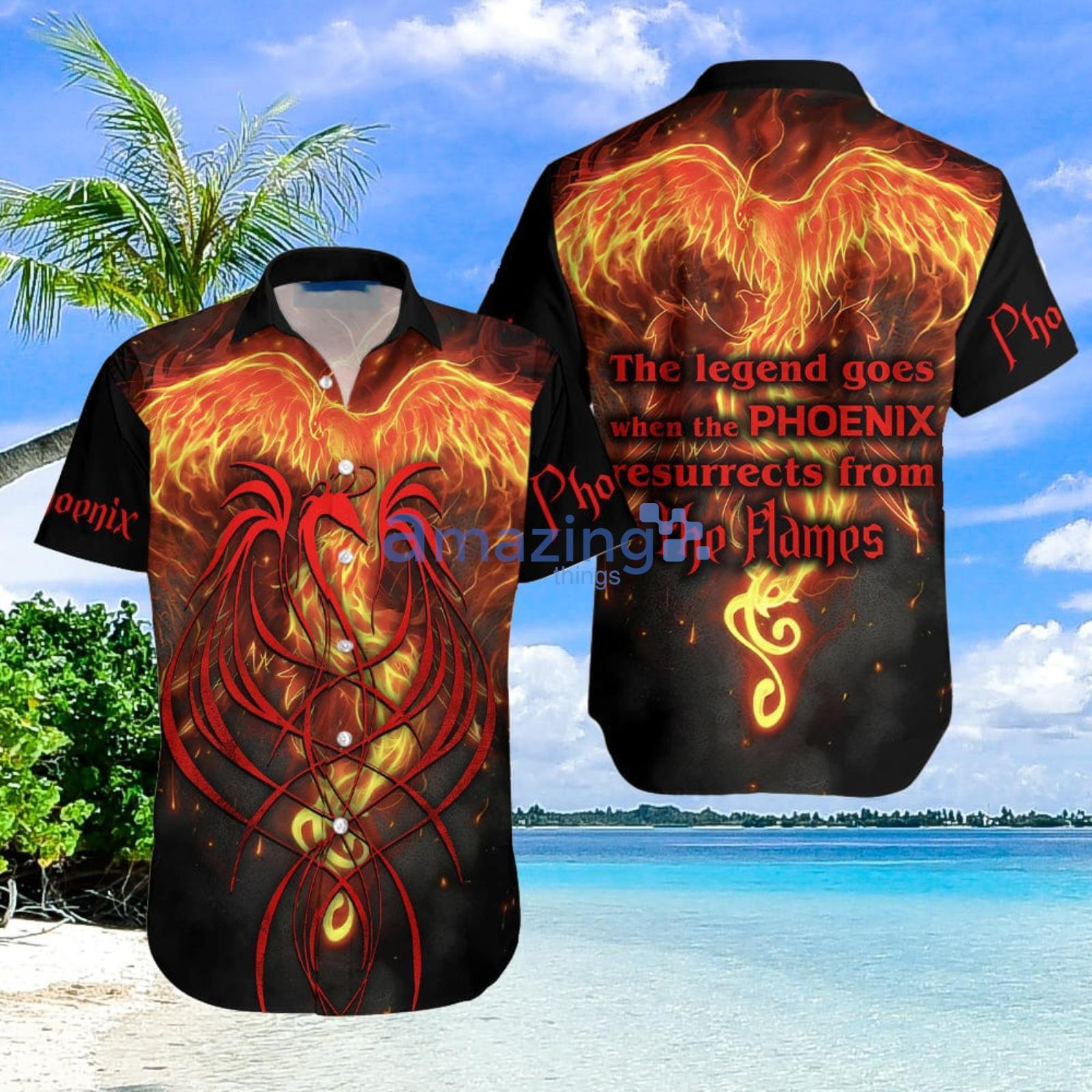 Phoenix Tattoo Aloha Hawaiian Shirt Men And Women Summer Gift Product Photo 1