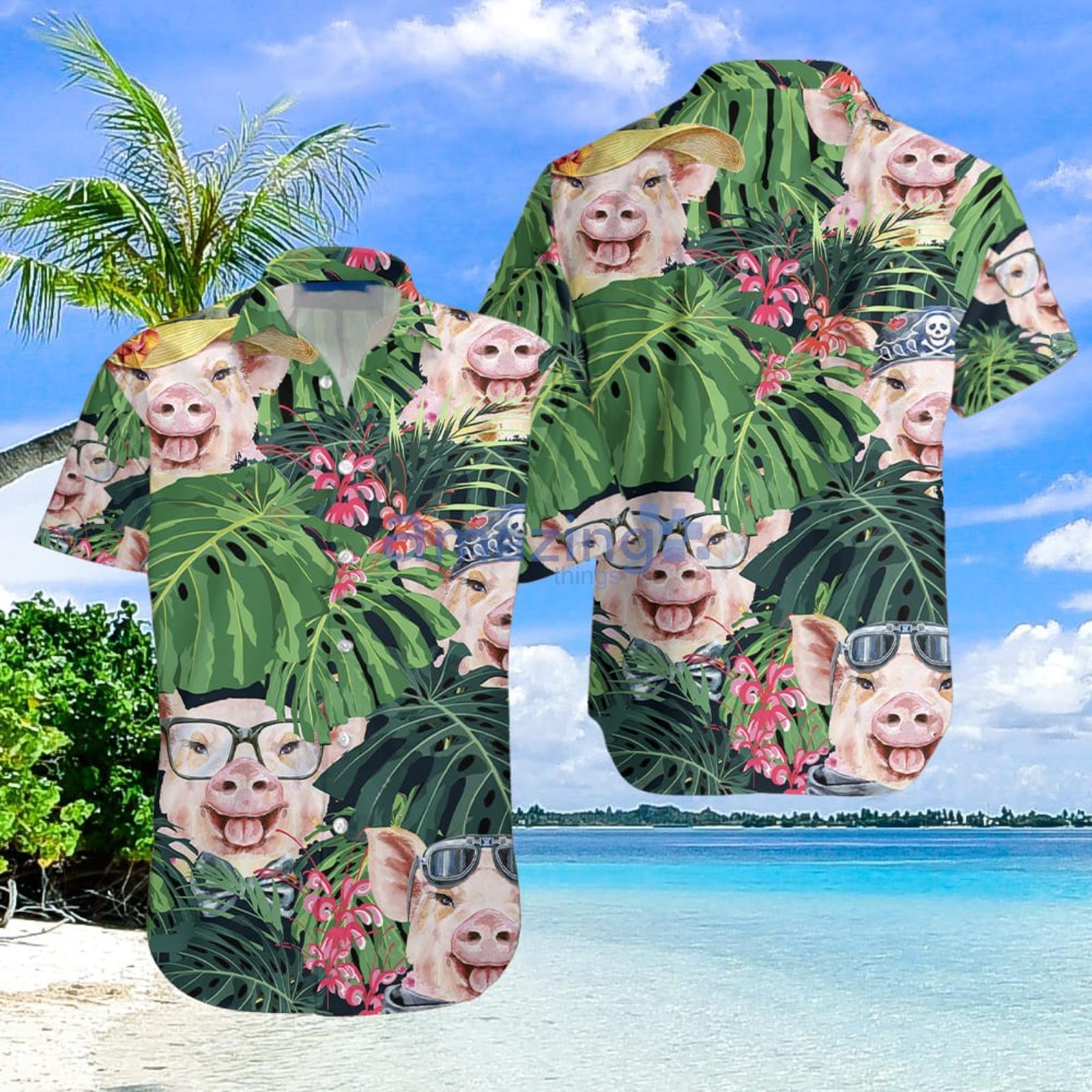 Pig Aloha Hawaiian Shirt Men And Women Summer Gift Product Photo 1