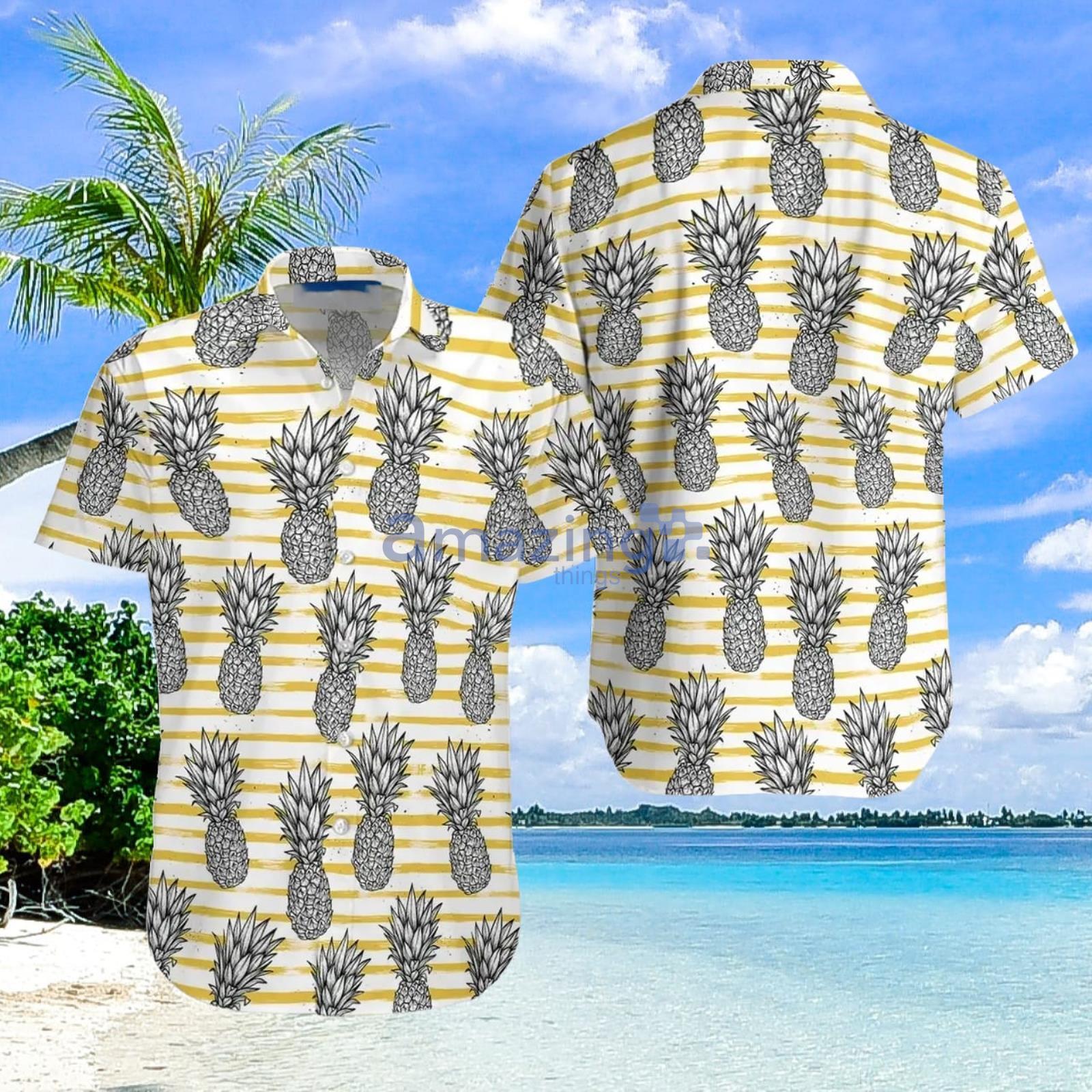 Pineapple Pattern Aloha Hawaiian Shirts Summer Gift For Men And Women Product Photo 1