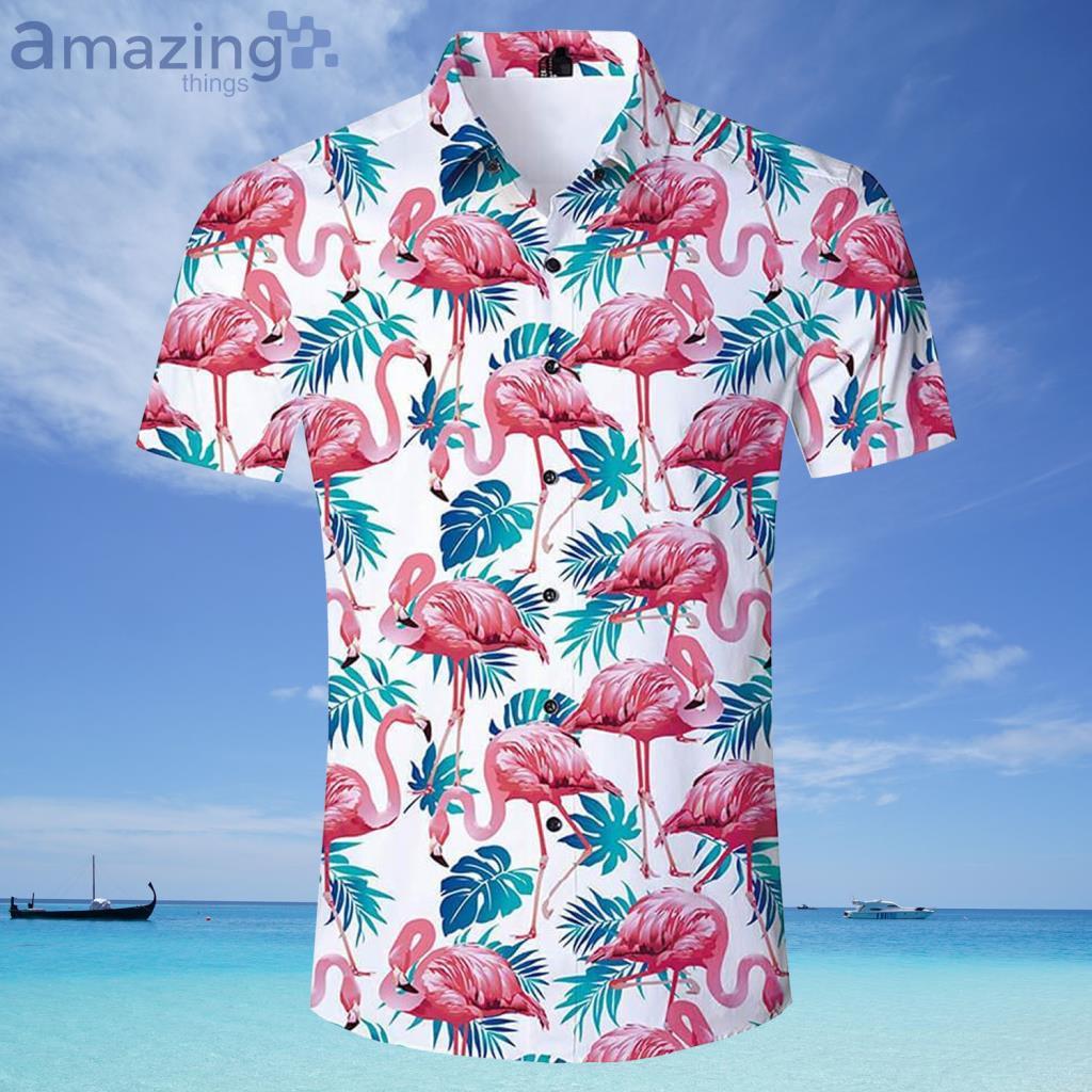 Pink Flamingo Tropical Hawaiian Shirts