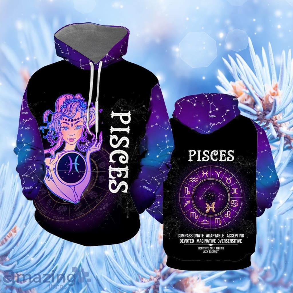 Pisces Guy Custom Hoodie 3D All Over Print - Pisces Guy Custom Hoodie All Over Print  For Men & Women  HP5269