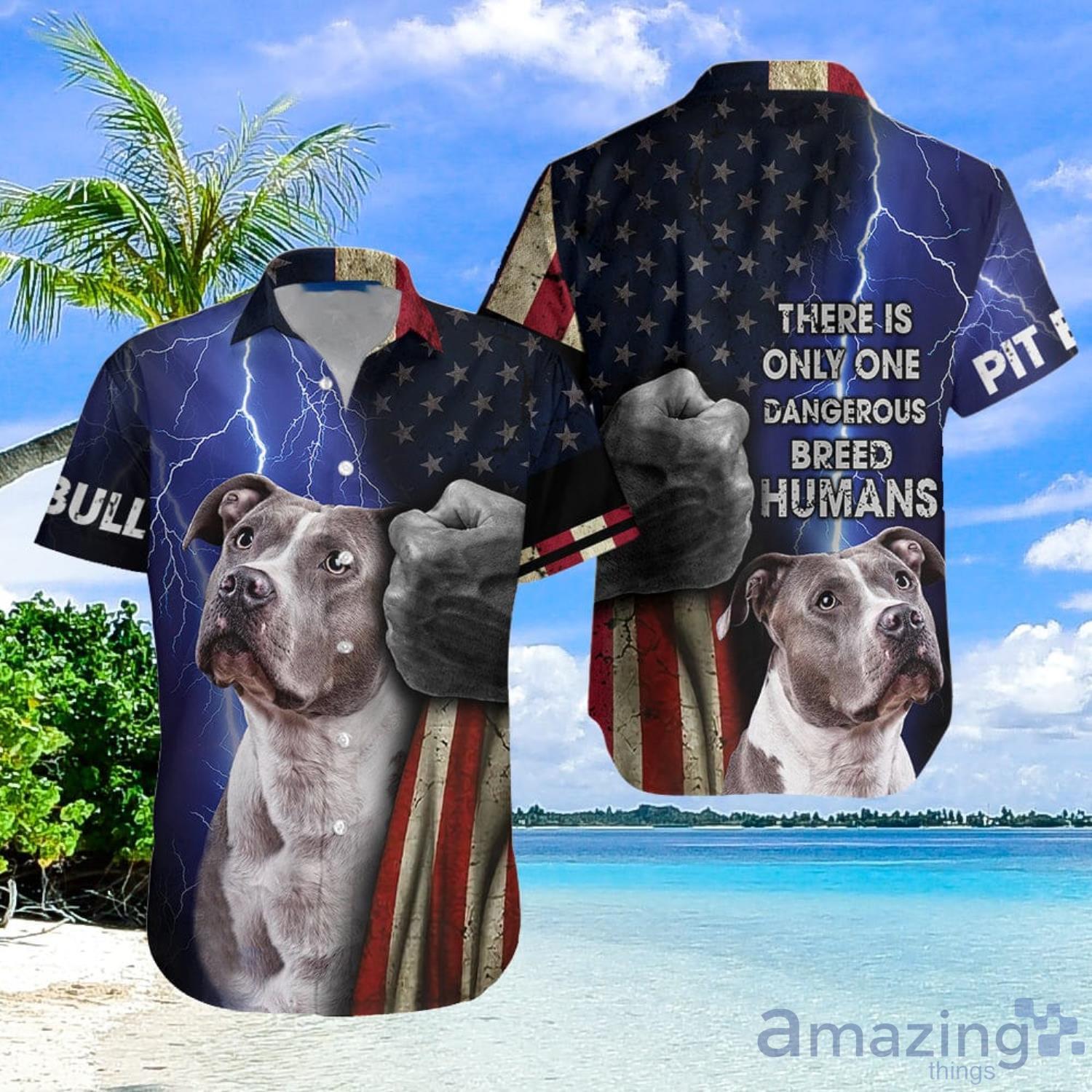 Pitbull Aloha Hawaiian Shirt Men And Women Summer Gift Product Photo 1 Pitbull Aloha Hawaiian Shirt Men And Women Summer Gift Product Photo 1