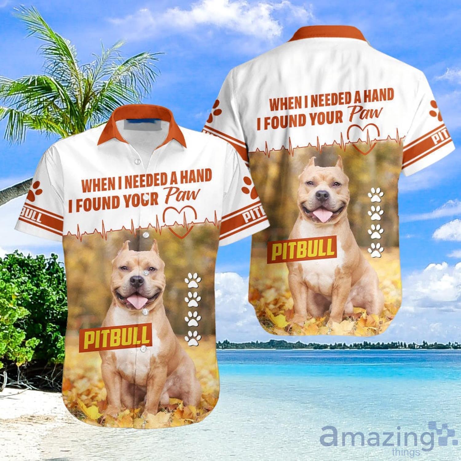 Pitbull Dog Lover Aloha Hawaiian Shirt Men And Women Summer Gift Product Photo 1
