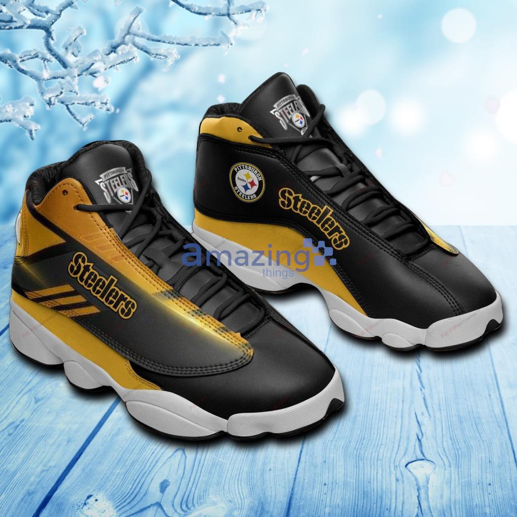 Pittsburgh Steelers Air Jordan 13 Sneakers Sport Shoes Plus Size