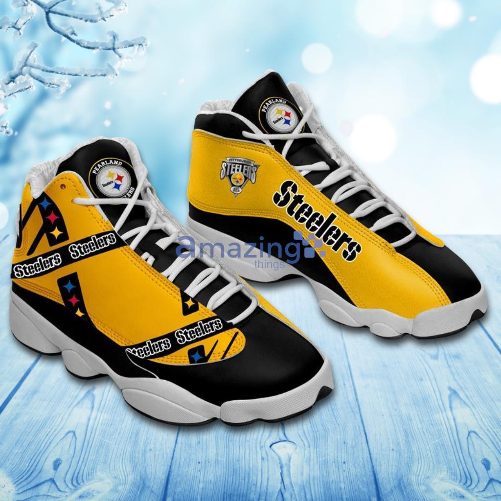 Men's Pittsburgh Steelers Limited Jordan 13 Shoes