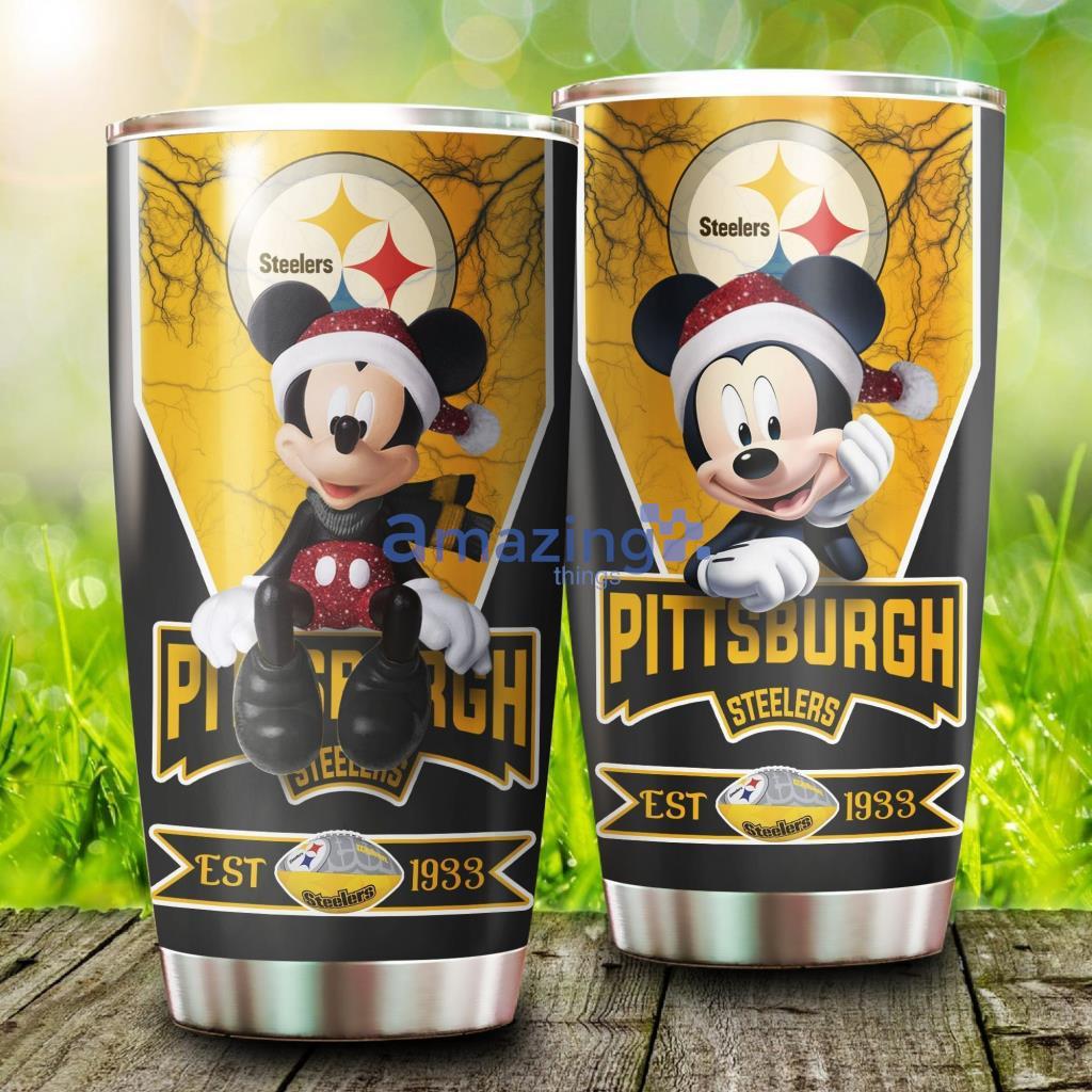 Pittsburgh Steelers Mickey  Tumbler - 1