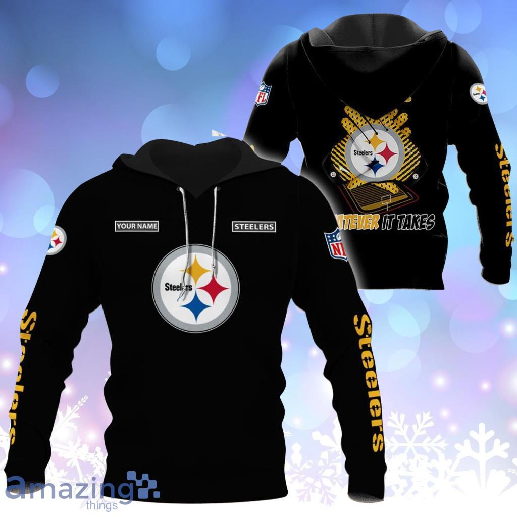 Pittsburgh Steelers NFL Gloves Personalized Your Name Hoodie 3D