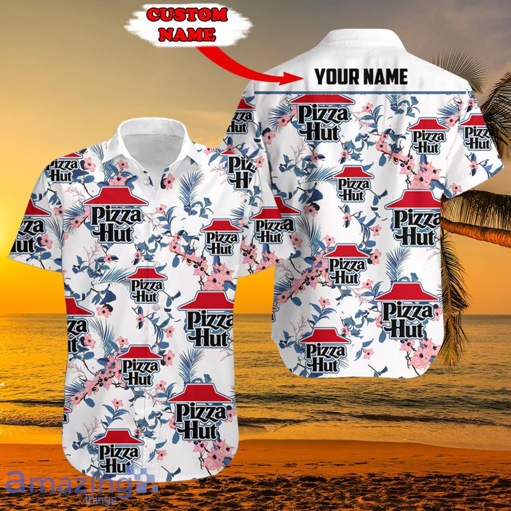 Pizza Hut Personalized Tropical Hawaiian Shirt - Pizza Hut Personalized Tropical Hawaiian Shirt