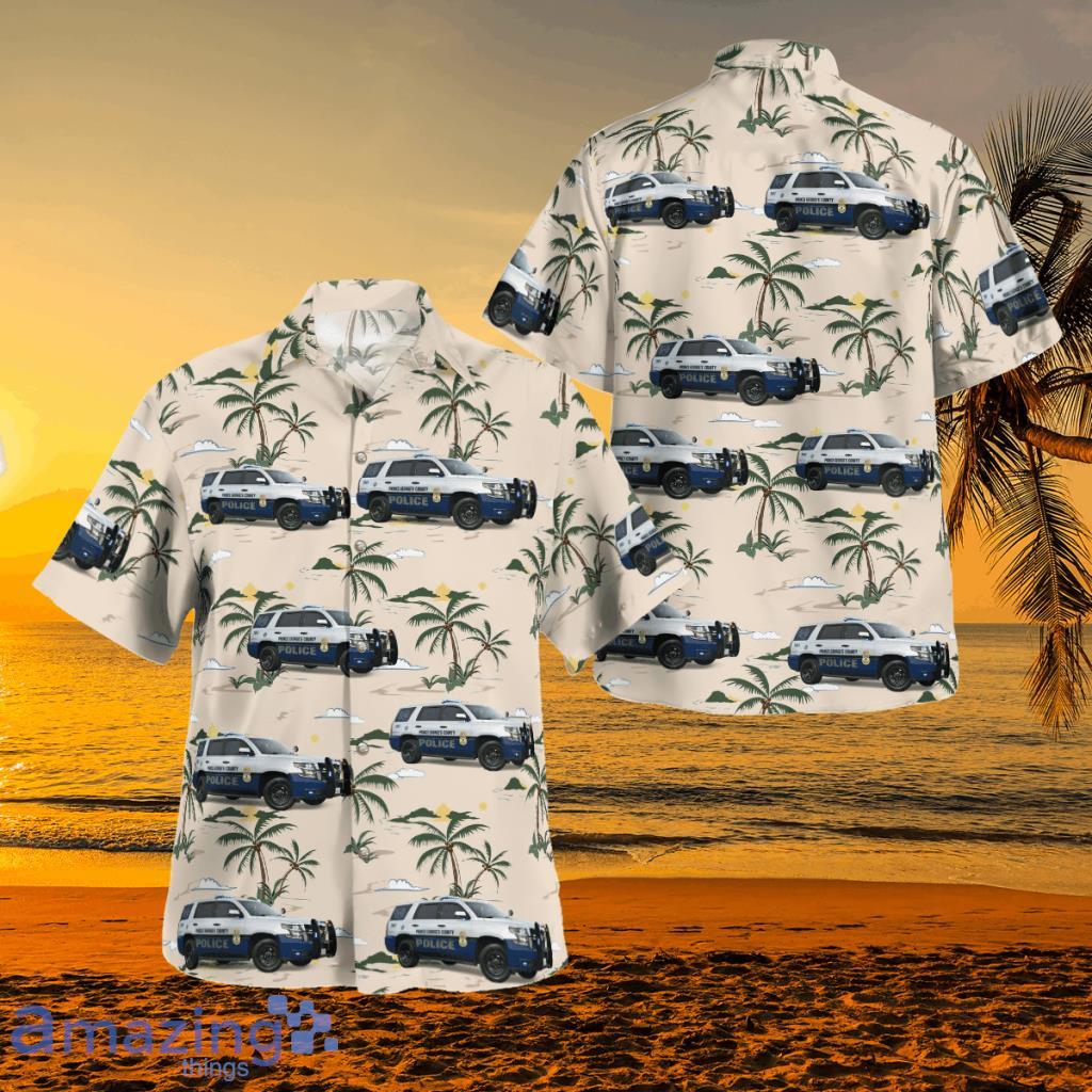 Police Tropial Aloha Hawaiian Shirt - DLSI3103BG09 Police Hawaiian Shirt